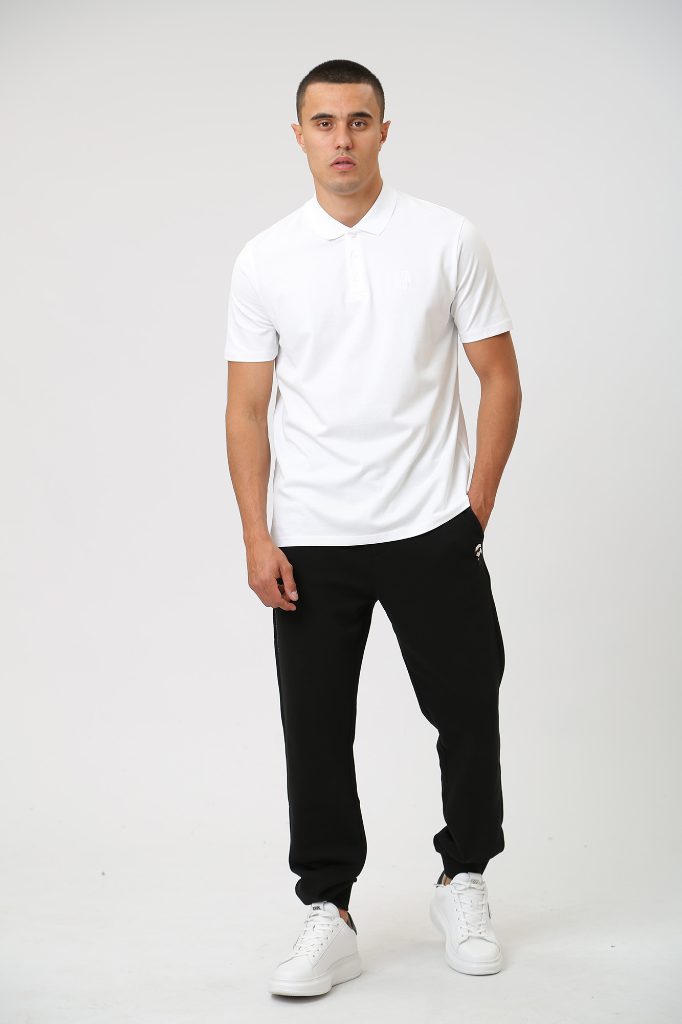 534232_745028 Поло Karl Lagerfeld Белый