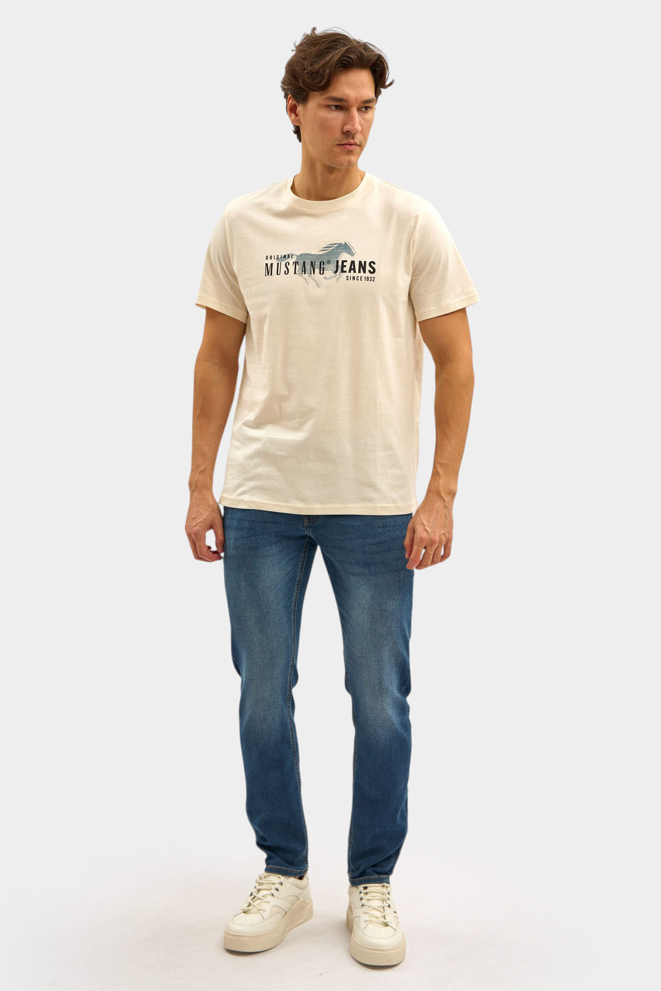 1016854 Футболка Mustang Белый