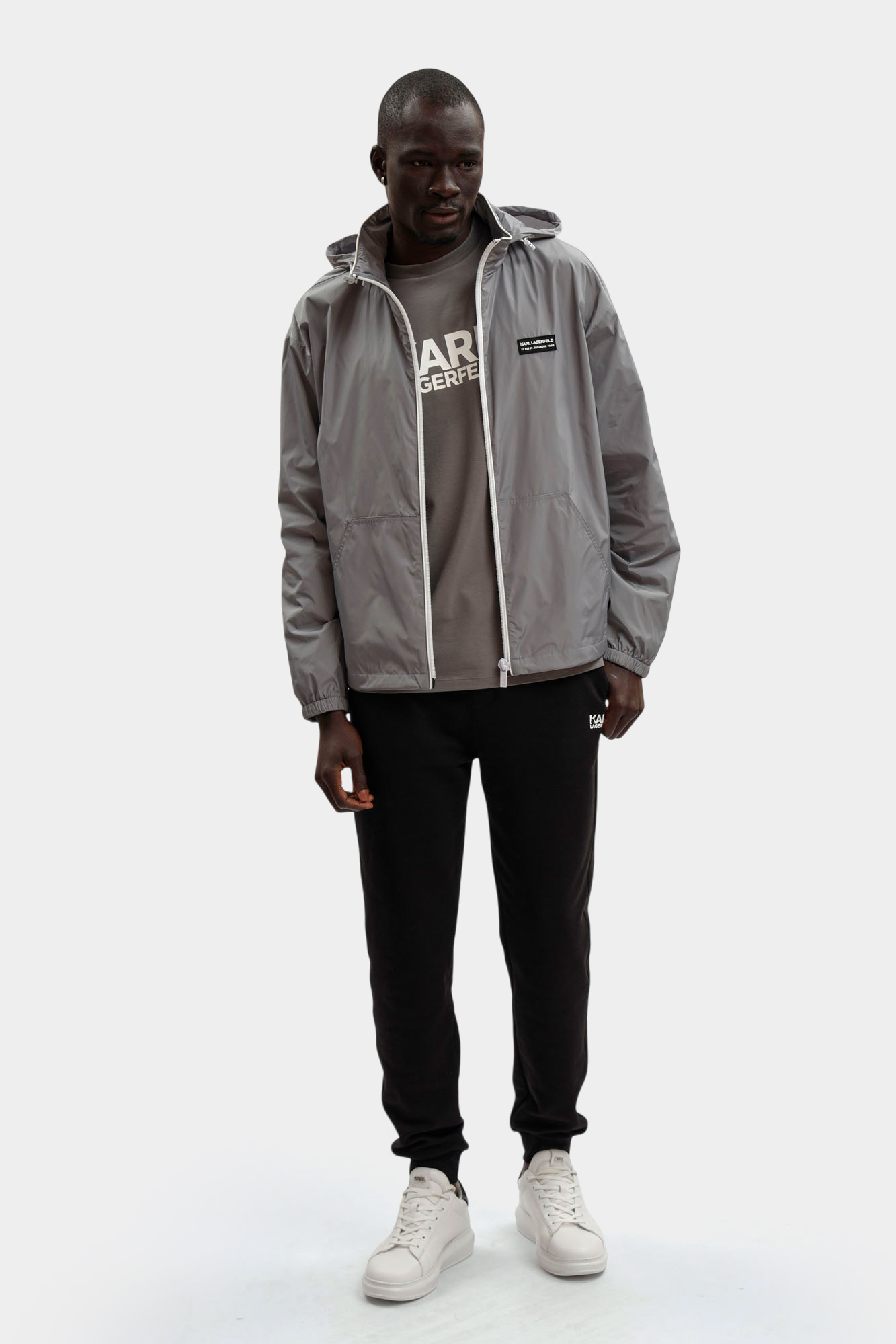 561557_505009 Куртка Karl Lagerfeld Серый