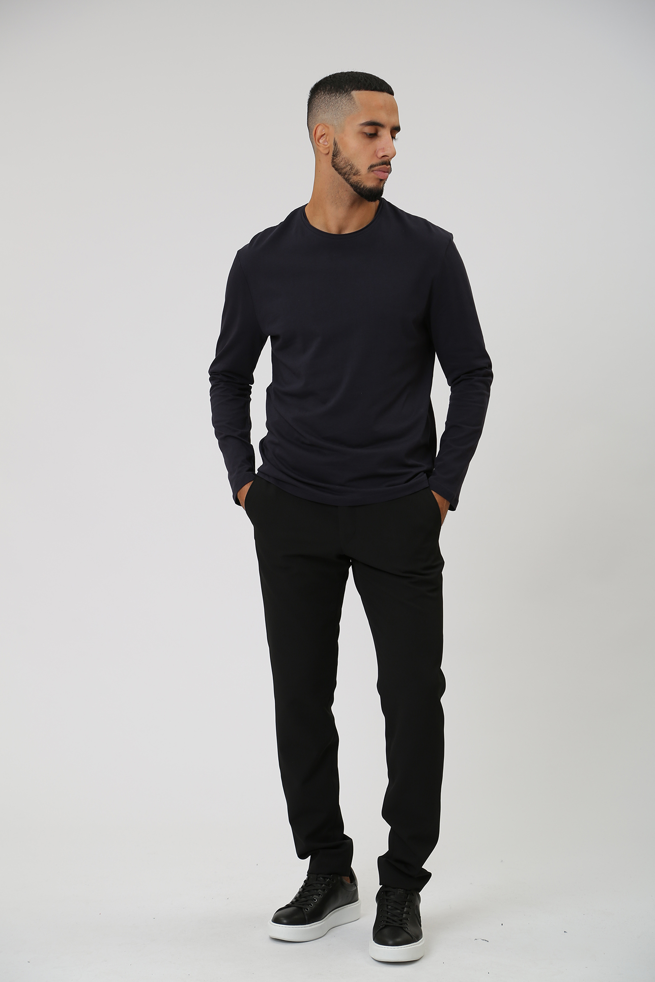 30035991_10014726 Лонгслив Strellson Синий