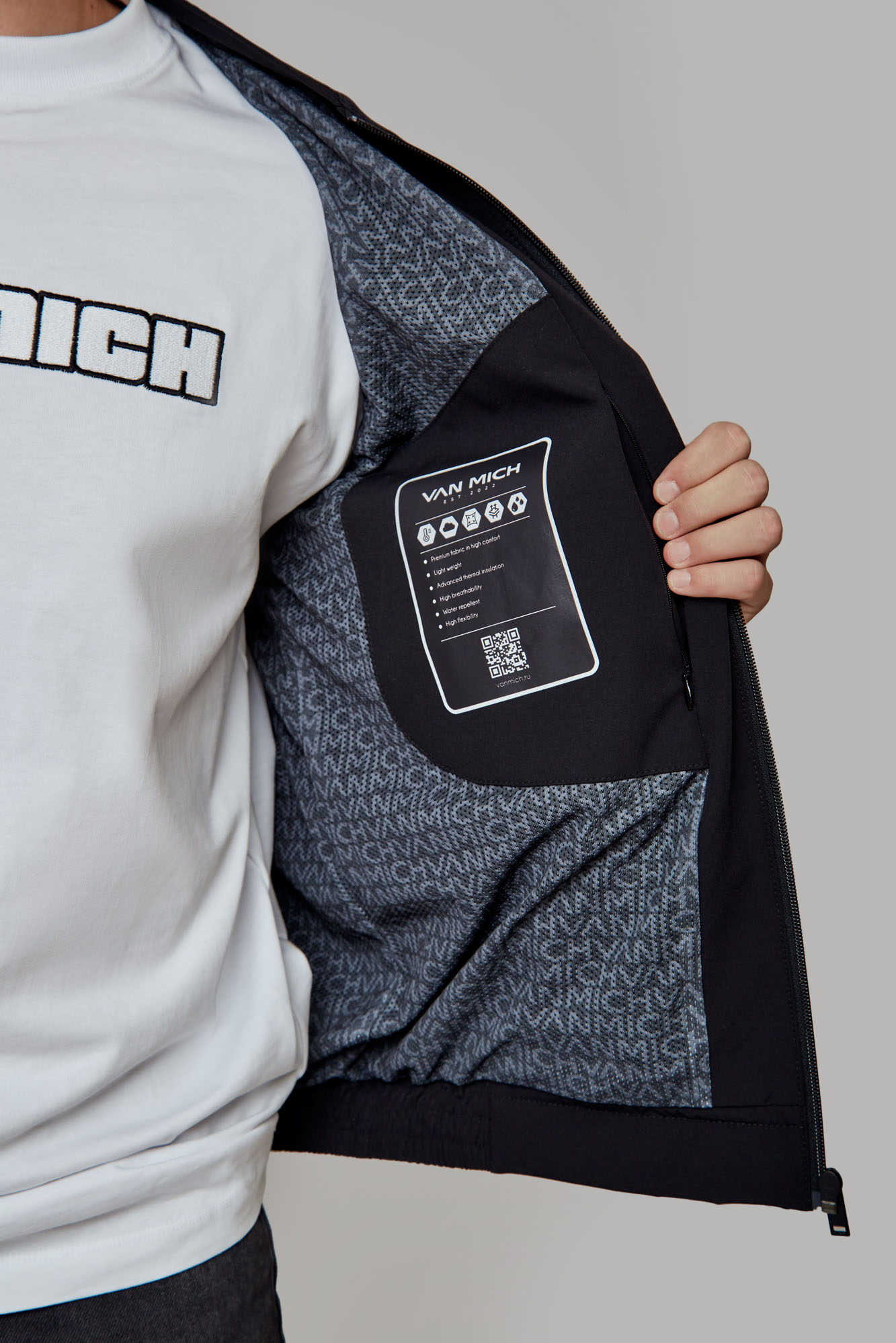 VM-CRI-52-325 Куртка Van Mich Черный