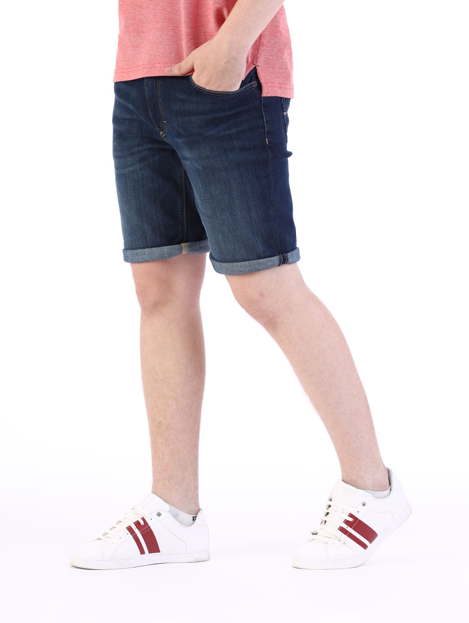 1009588-5000 Шорты джинсовые Mustang Синий