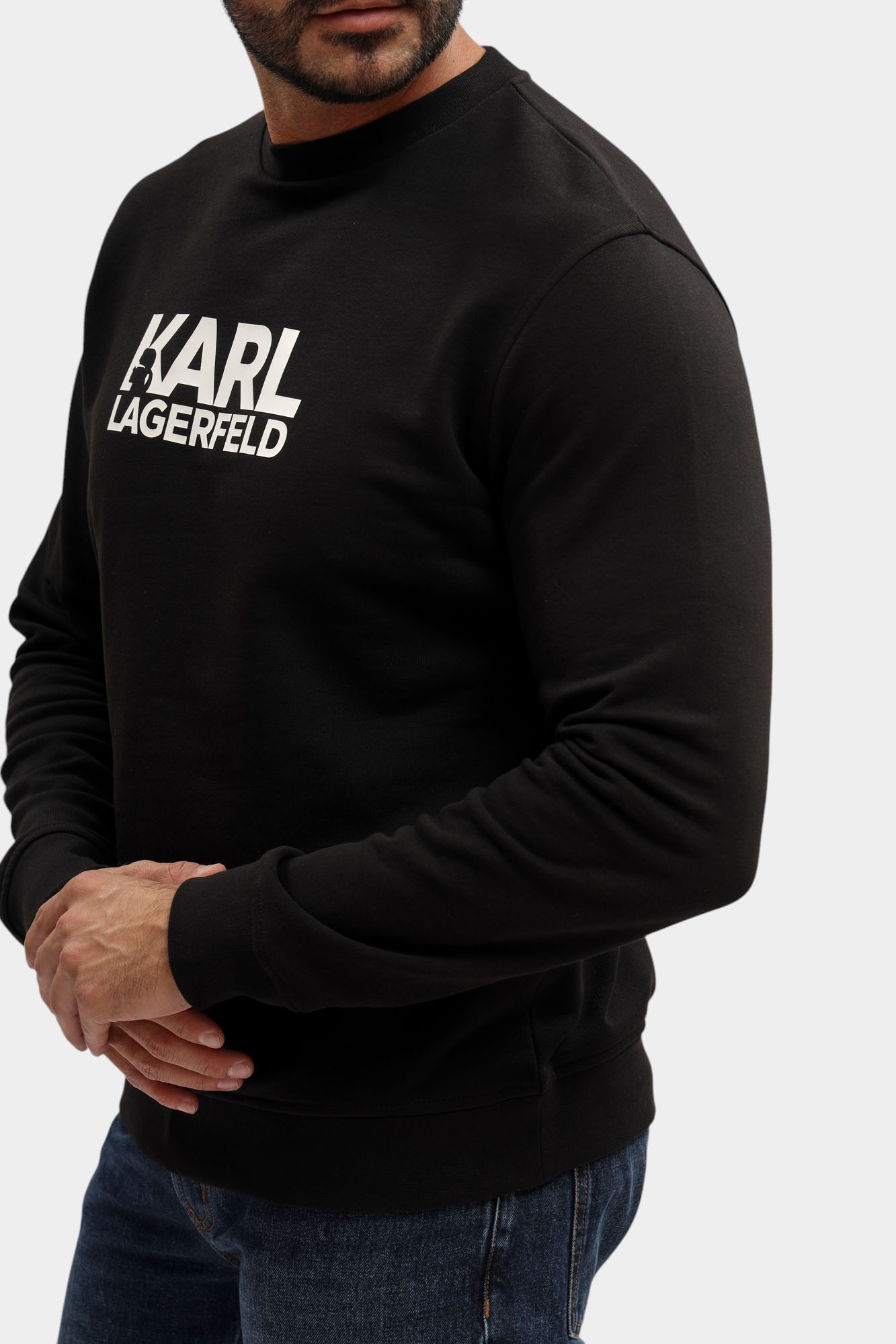 554917_705091 Свитшот Karl Lagerfeld Черный