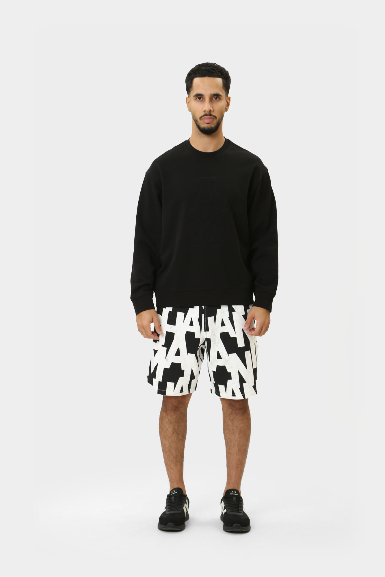 6DZSLB_ZJ4XZ_52AN Шорты трикотажные Armani Exchange Черный