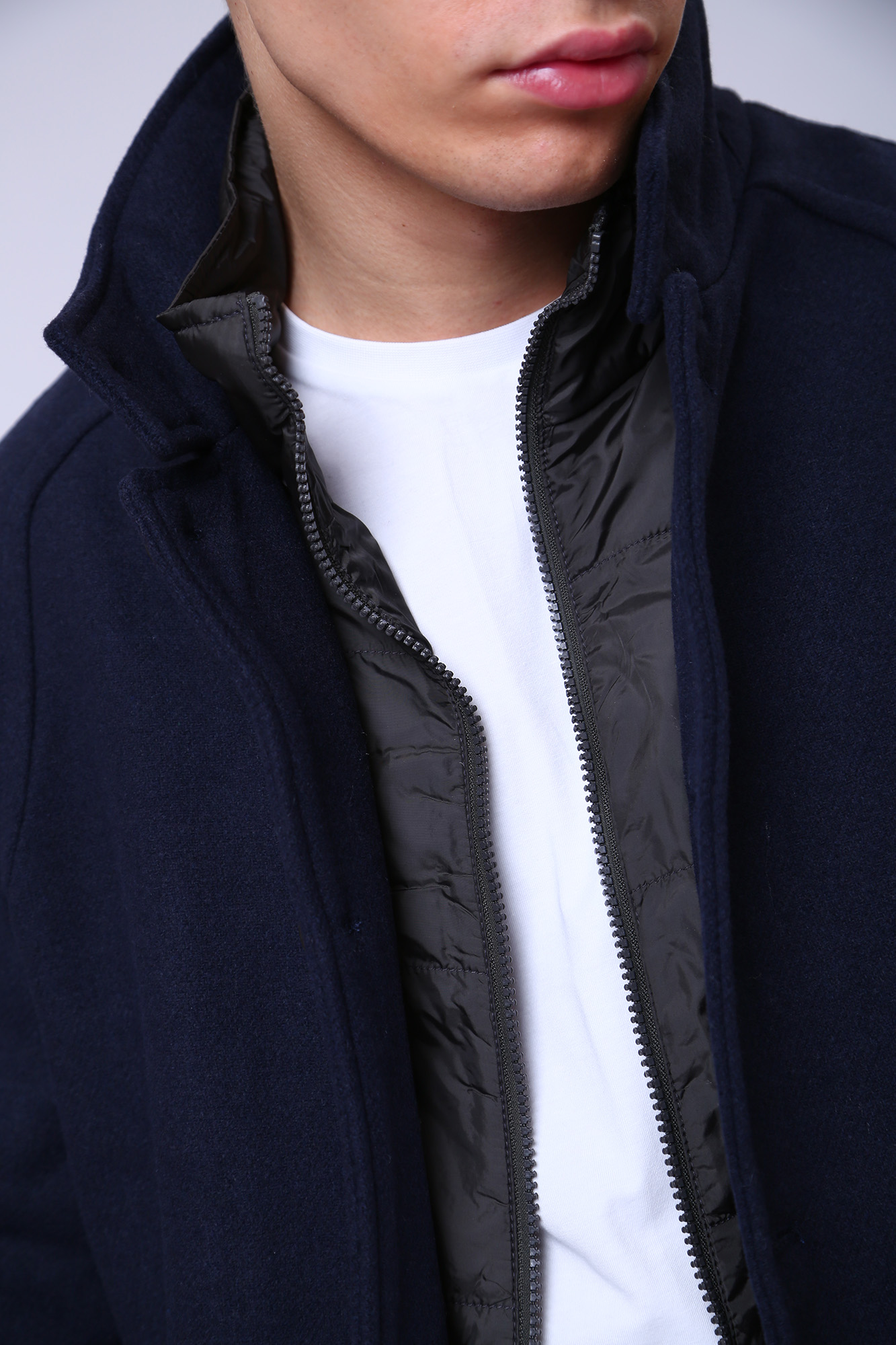 1012694 Пальто Mustang Синий