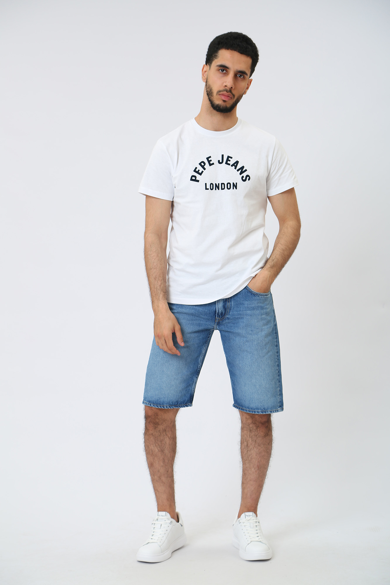 PM800933HQ6 Шорты джинсовые Pepe Jeans Голубой