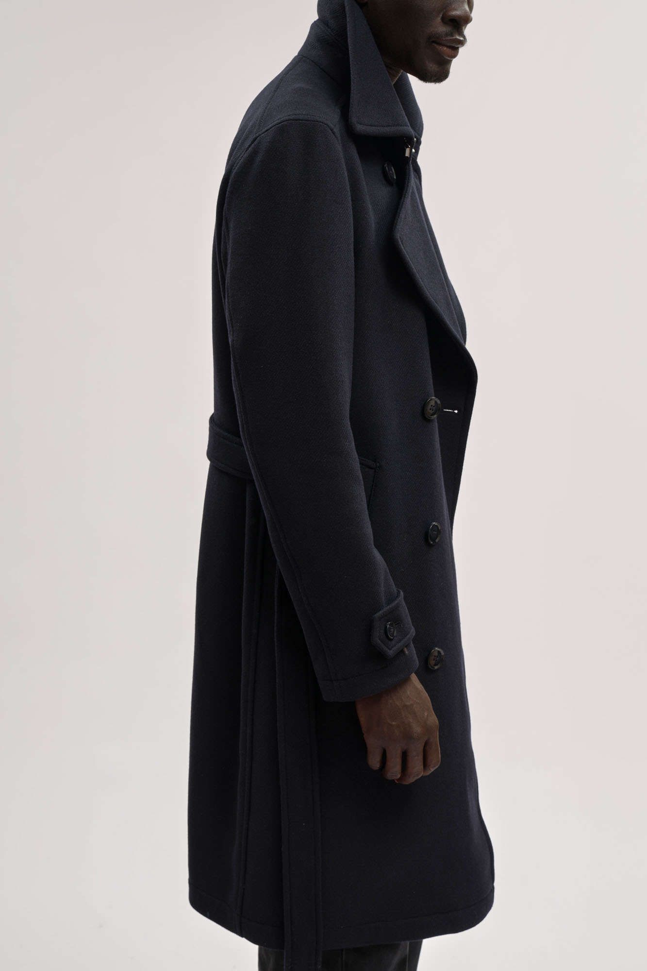 30048649_10019804 Пальто Strellson Синий