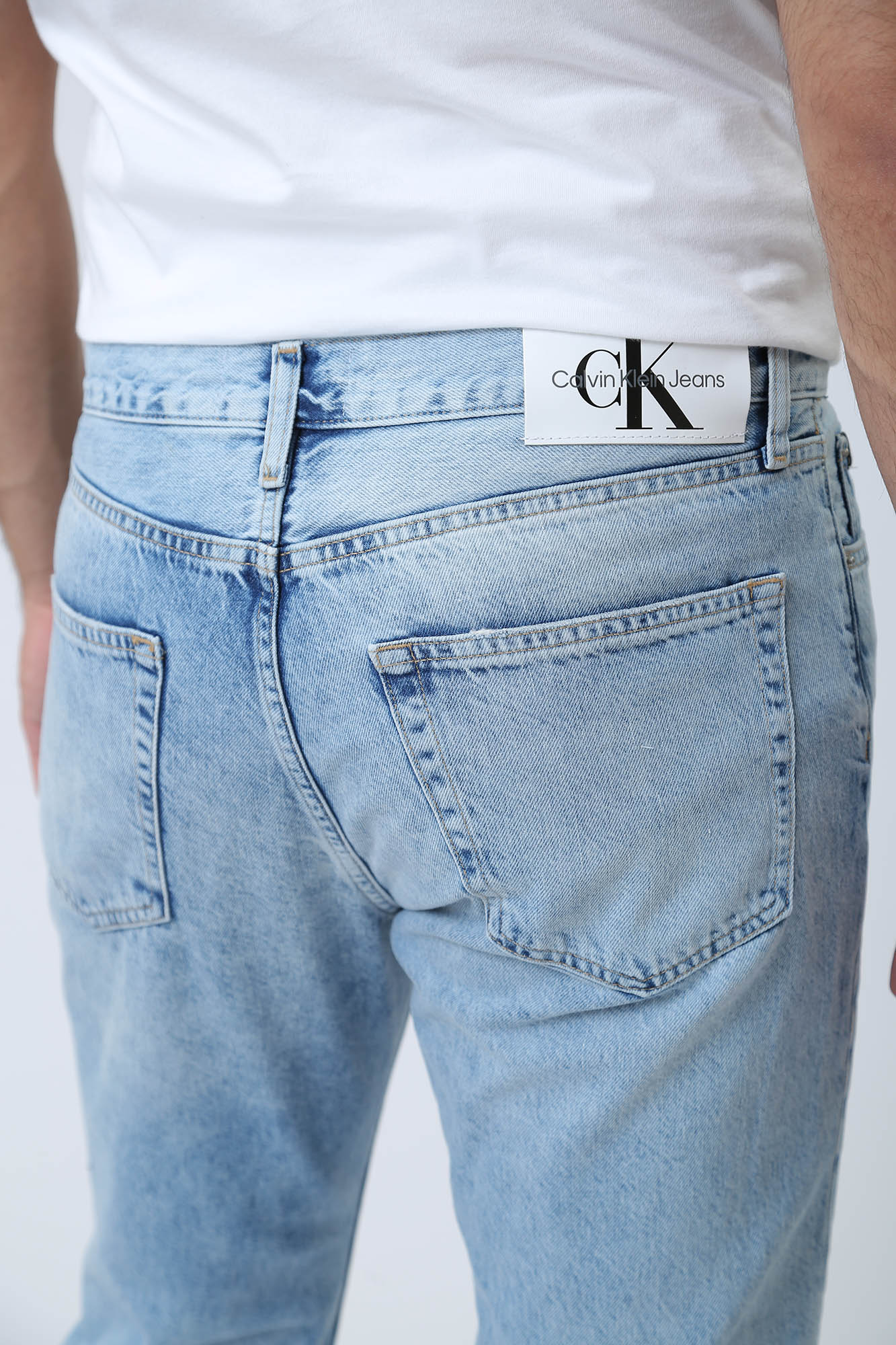 J30J324554 Джинсы DAD JEANS  Calvin Klein Jeans Голубой