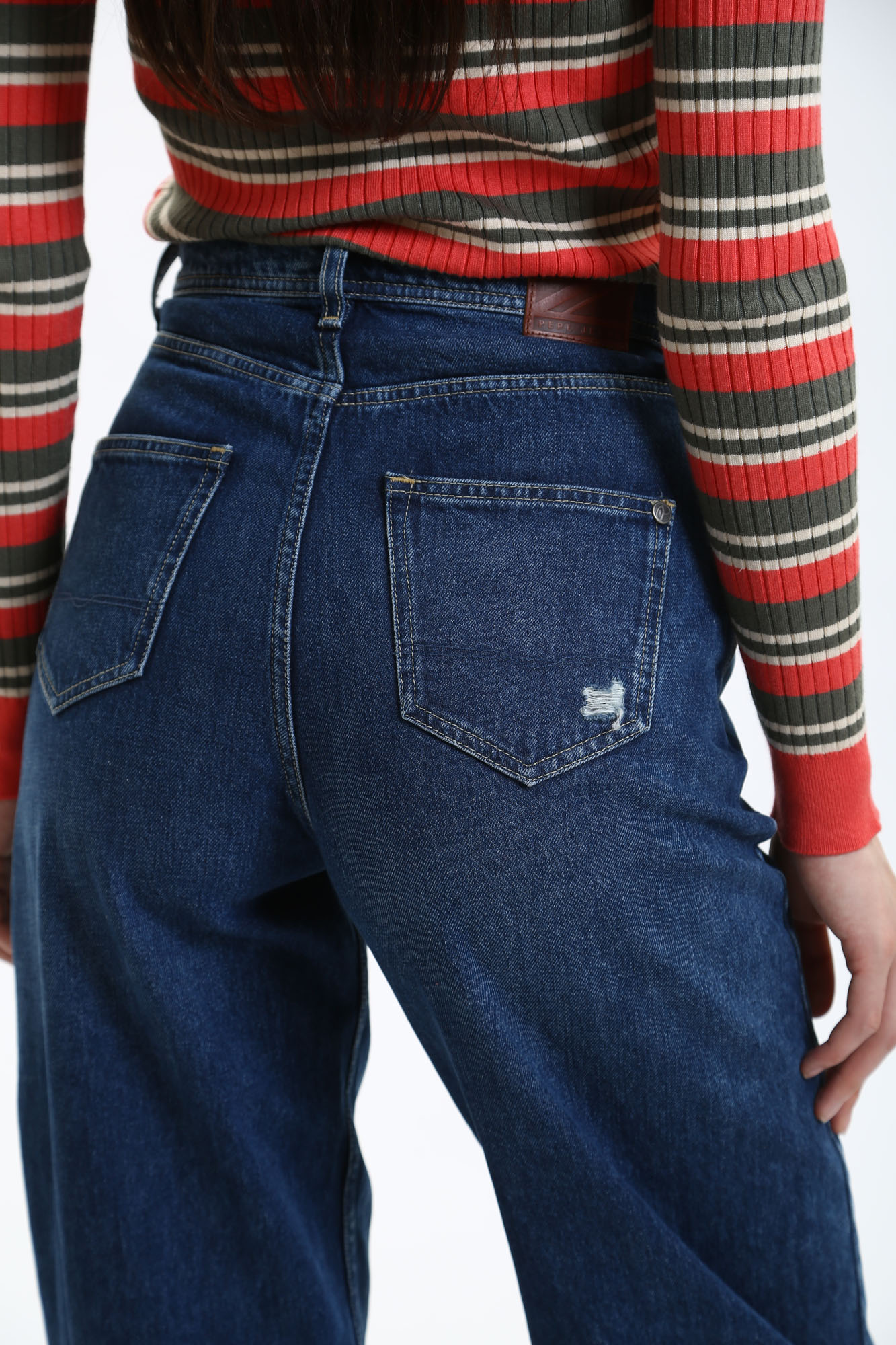 PL204700 джинсы barrel jeans uhw  pepe jeans 