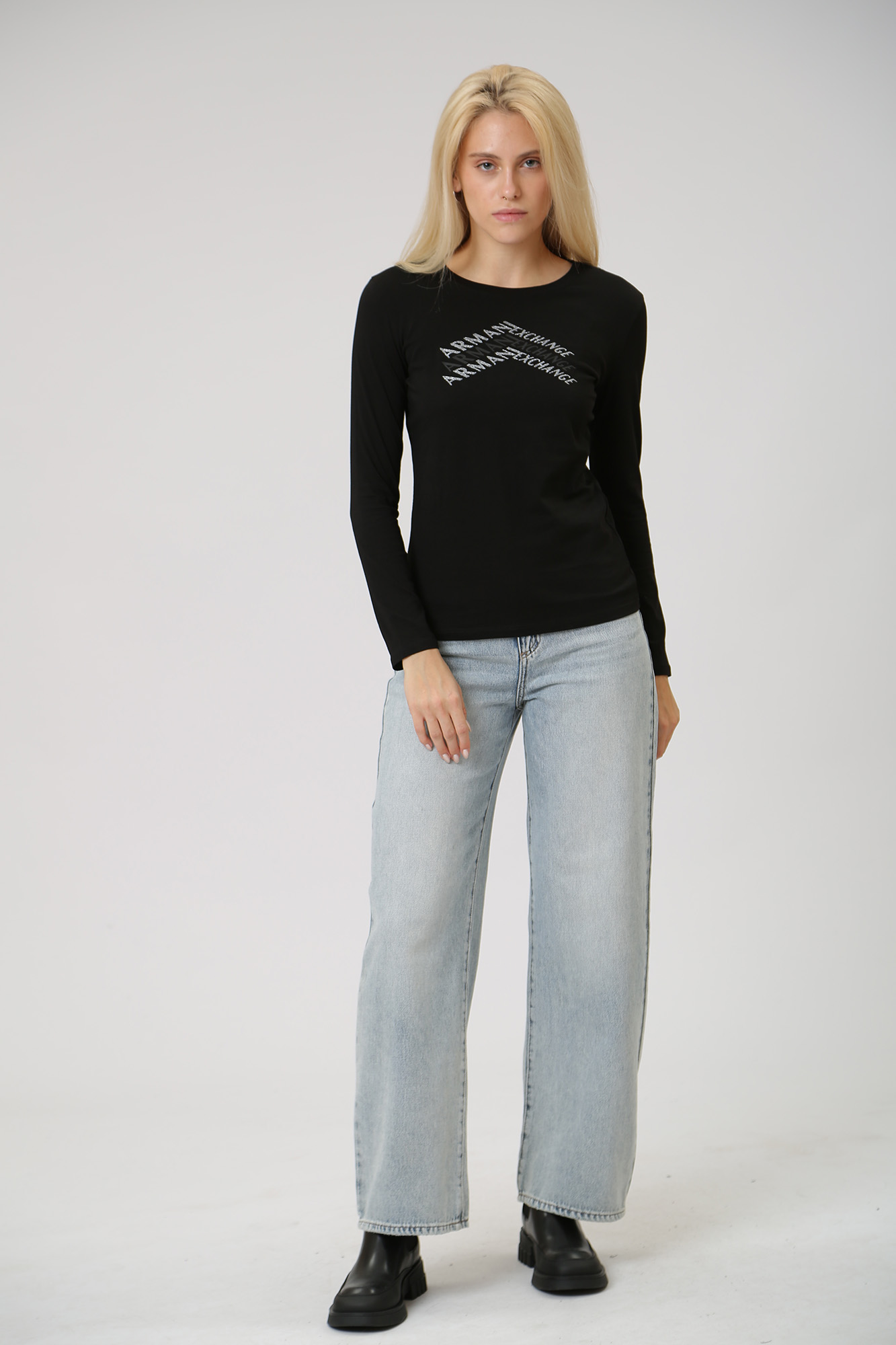 6RYT31_YJ3RZ лонгслив armani exchange 