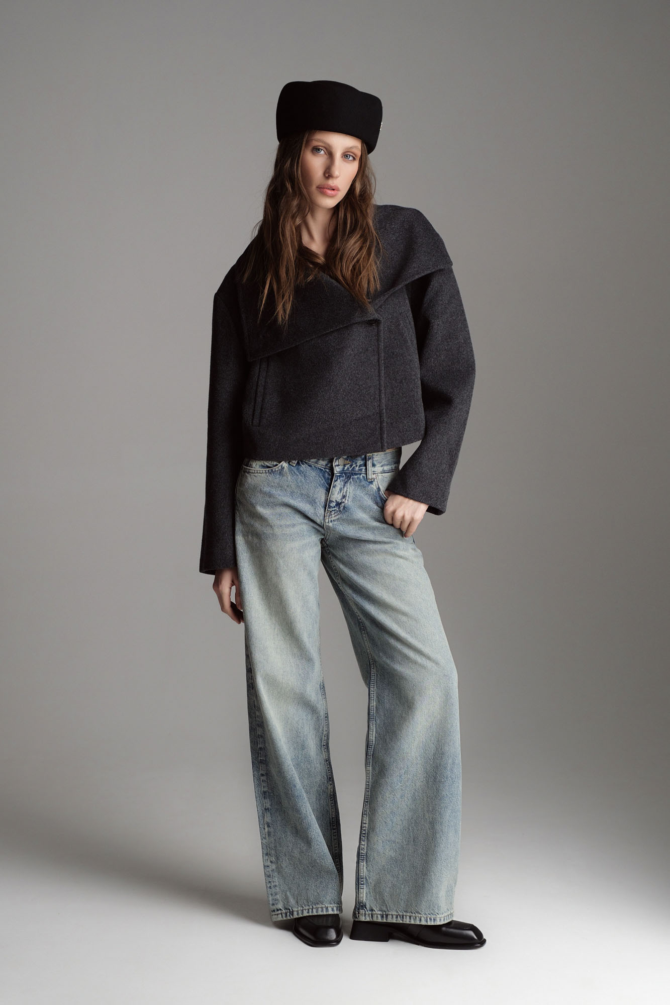 W-242-TO-56-4874 джинсы широкие the hills