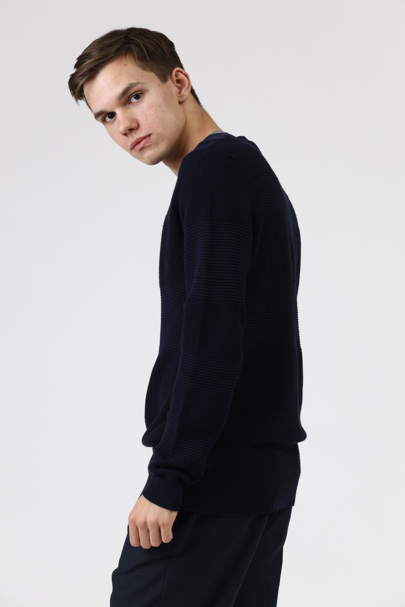 12159863_Maritime Blue Джемпер Jack & Jones Синий