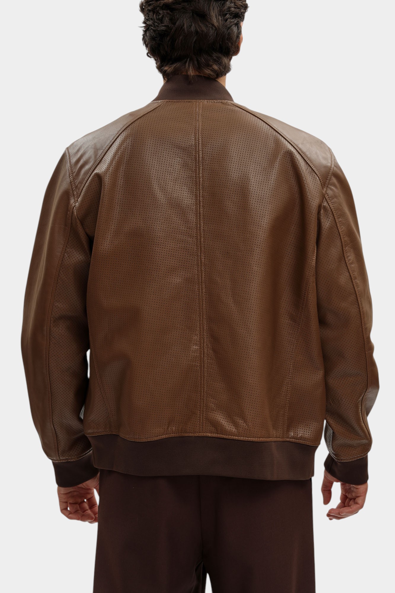 80000765_110157 Куртка кожаная Strellson Коричневый