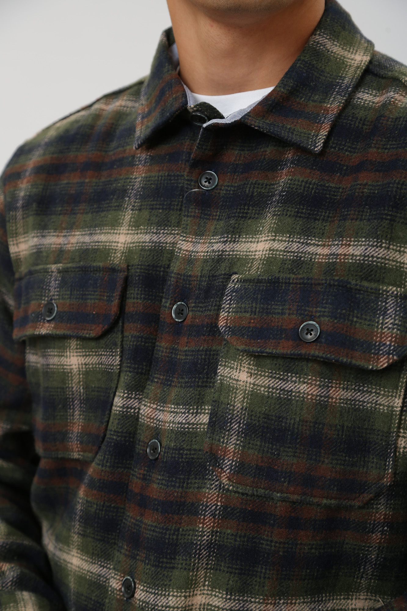 49026-25109 Рубашка с длинным рукавом LTB Зеленый