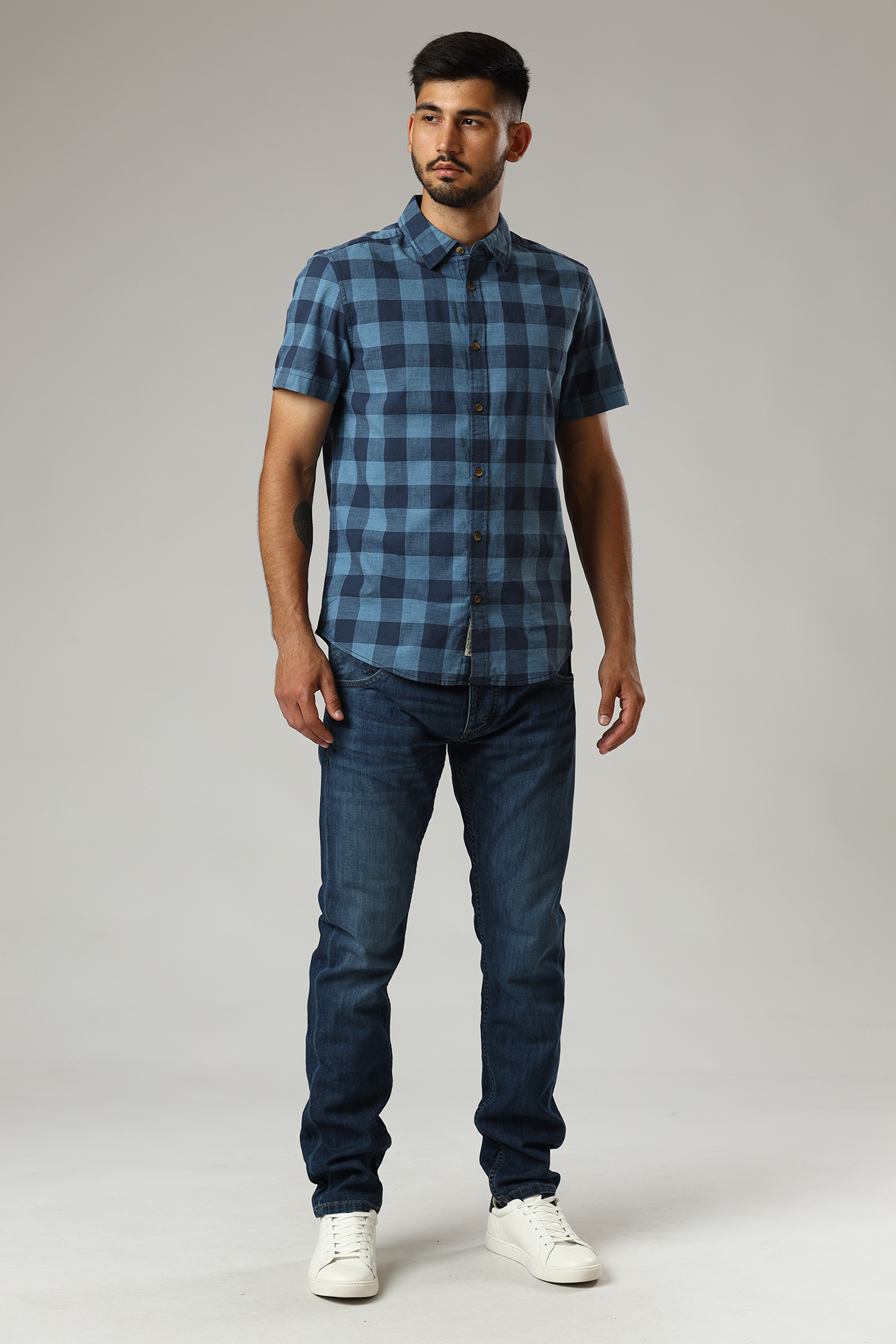 1012950-5000-843 Джинсы Michigan Tapered Mustang Синий