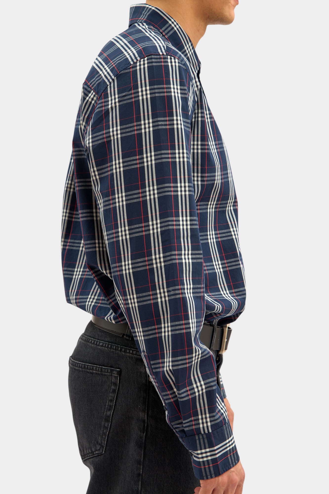 1017199 Рубашка Mustang Синий