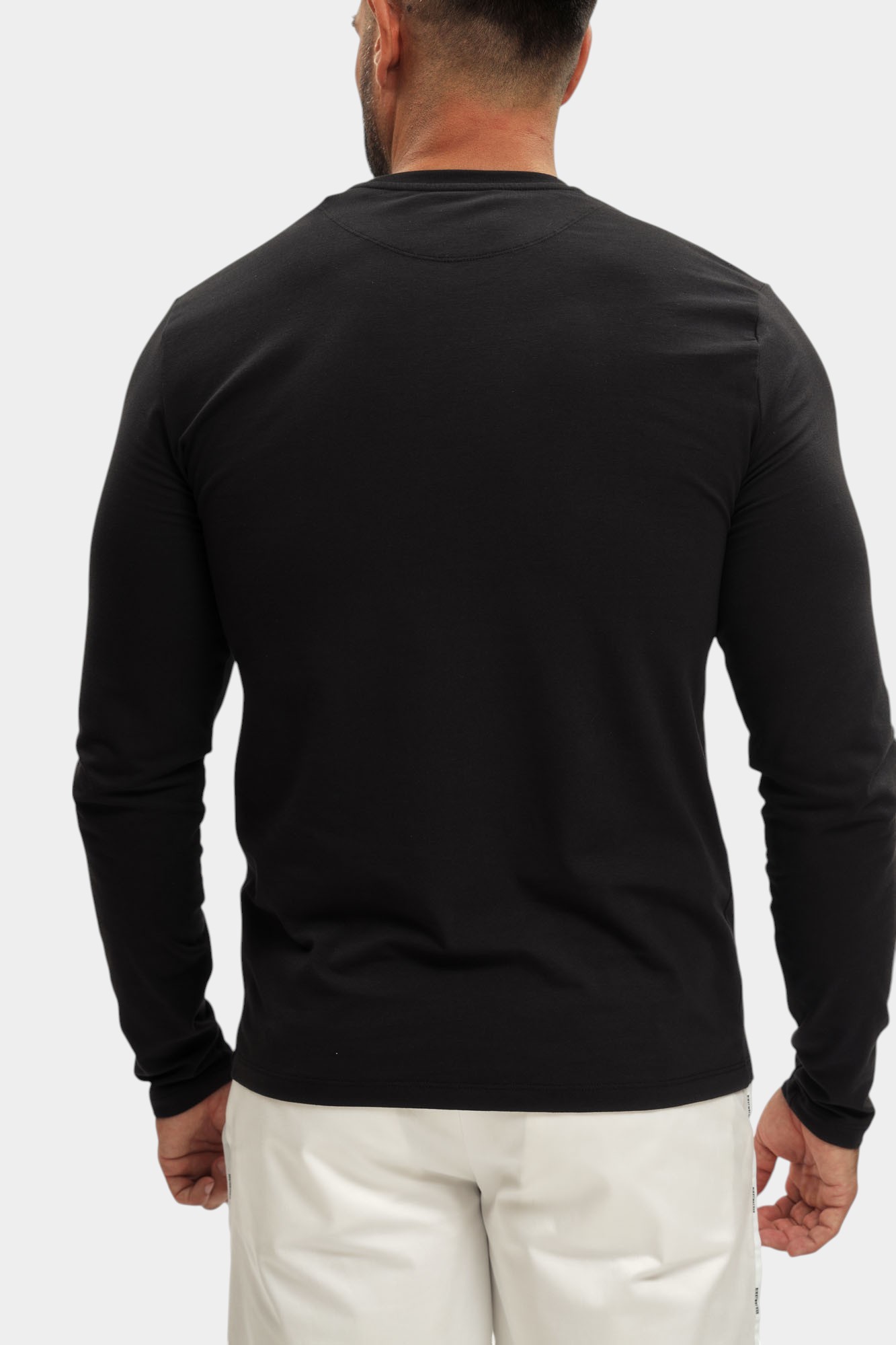 BMT0819ML Лонгслив Bikkembergs Черный