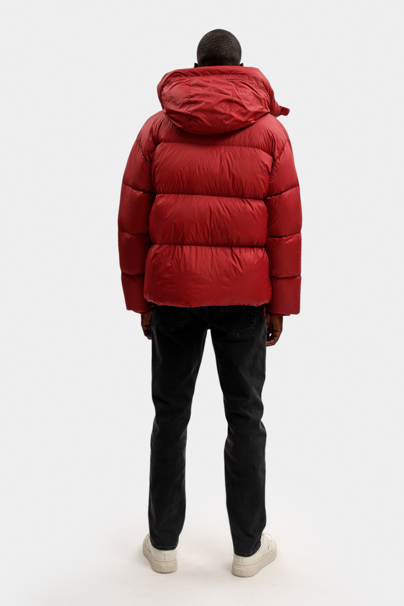 XM001115_AF16589 Куртка пуховая Armani Exchange Бордовый