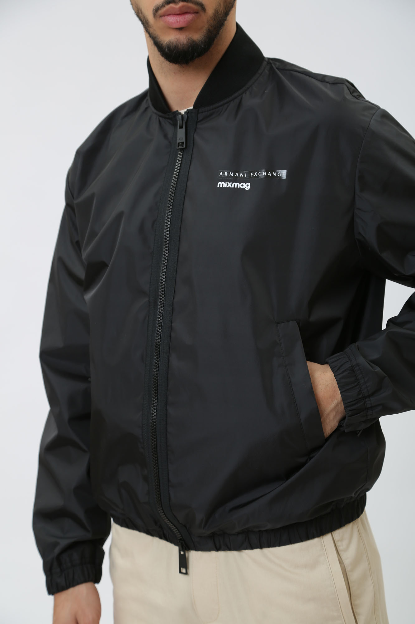 3DZB20_ZN4EZ Бомбер Armani Exchange Черный