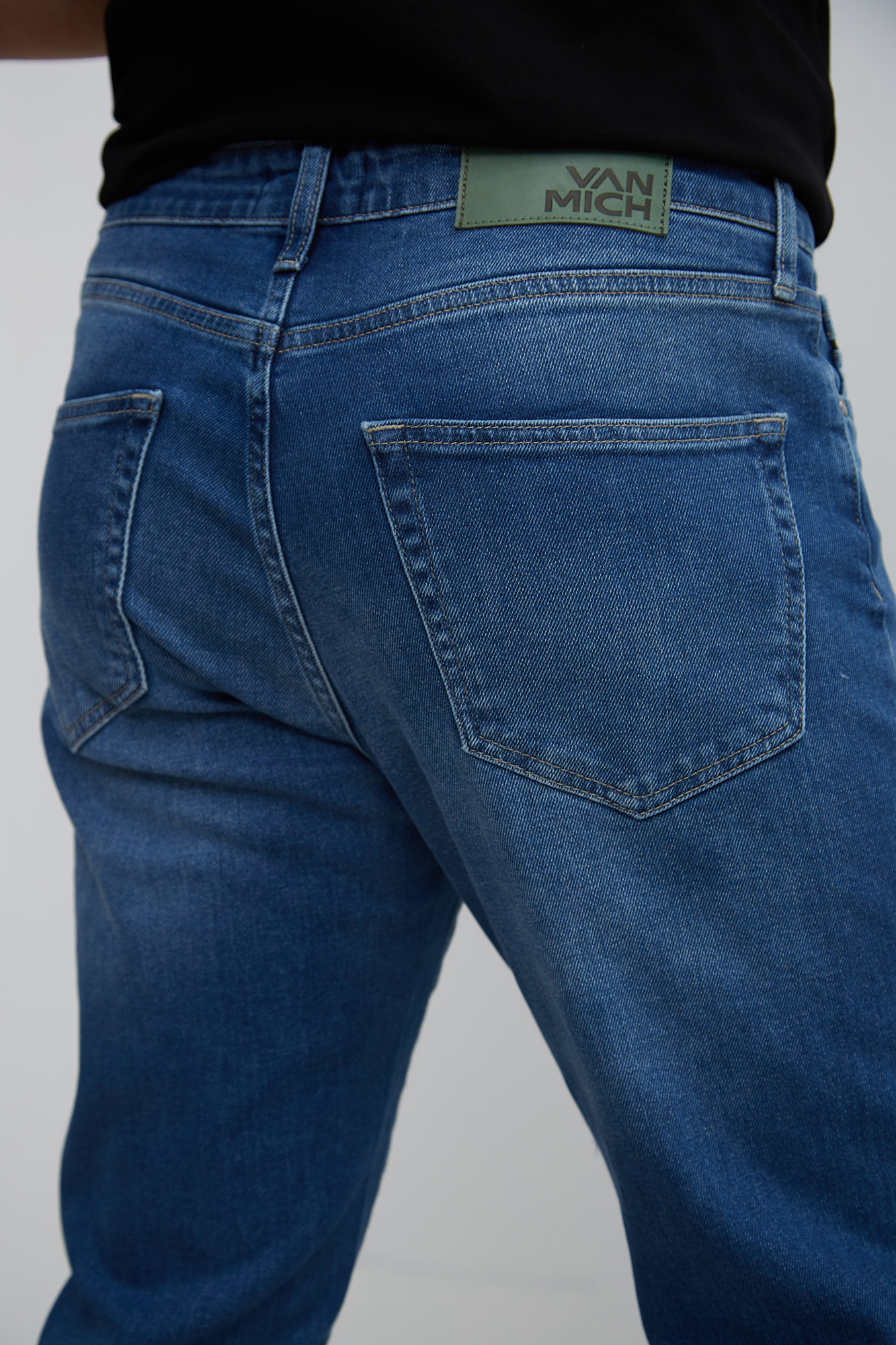 VM-231-33-010 Джинсы Dad  Van Mich Синий