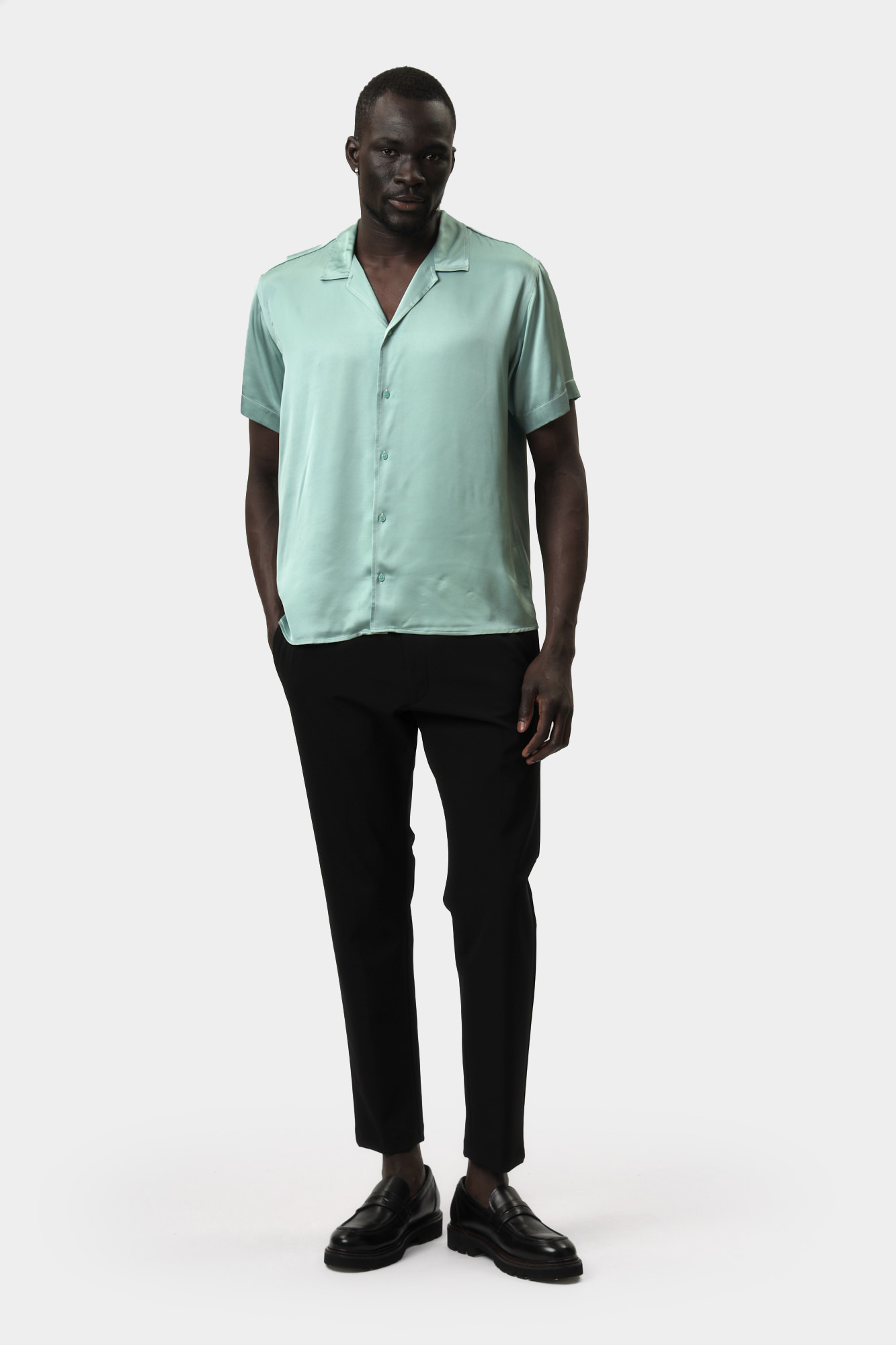 551634_605521 Рубашка Karl Lagerfeld Голубой