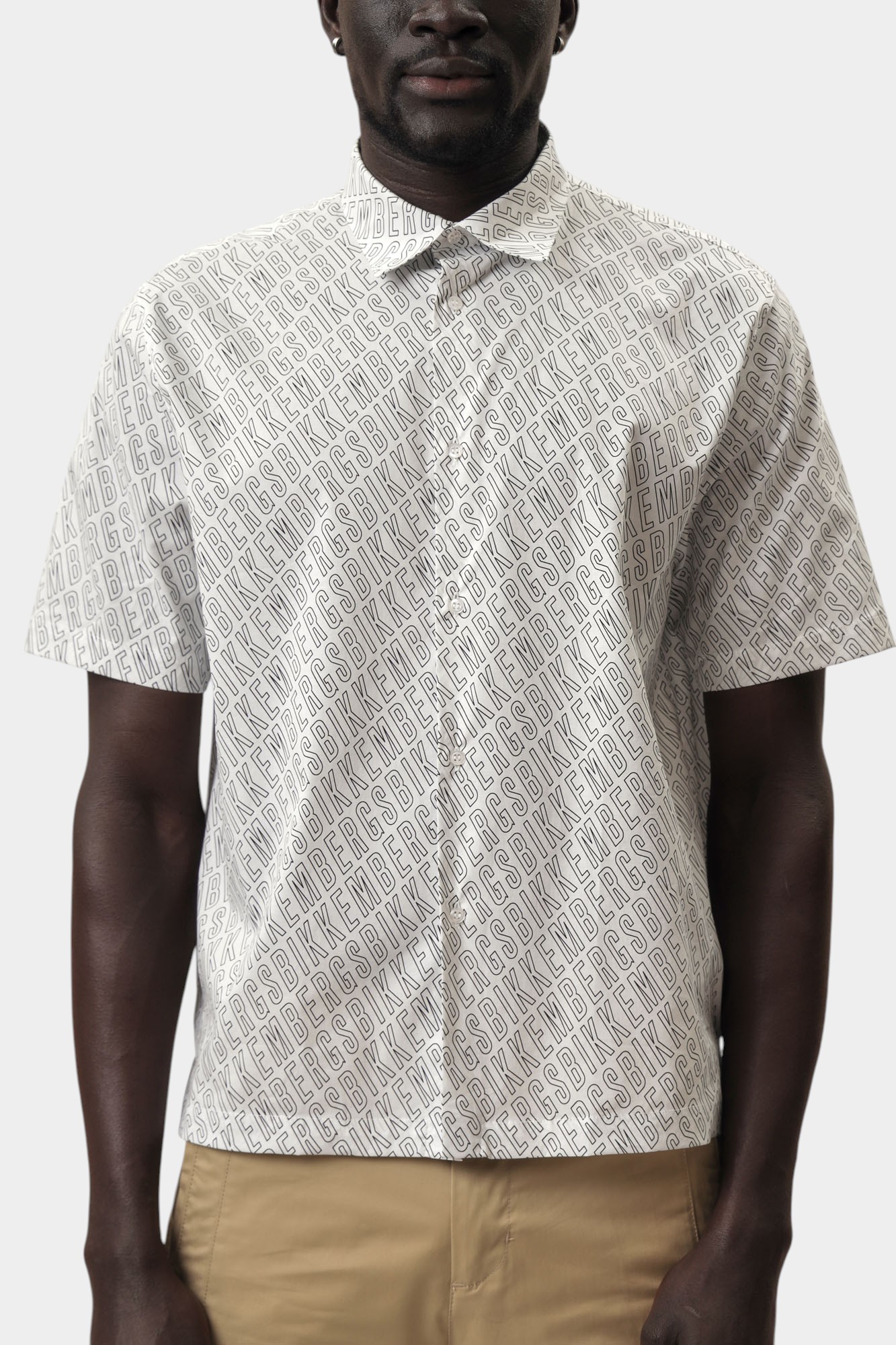 BMS0938 Рубашка Bikkembergs Белый