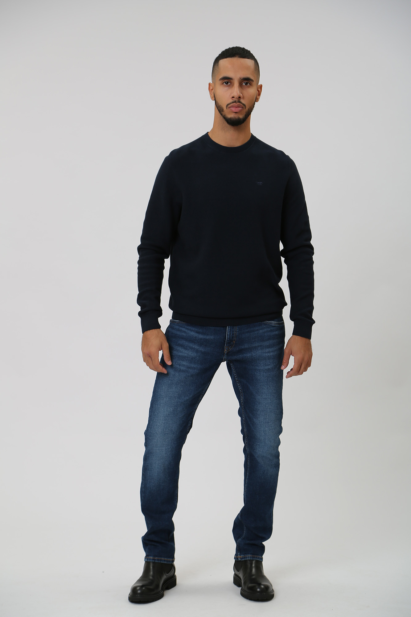 1014115 Джемпер Mustang Синий