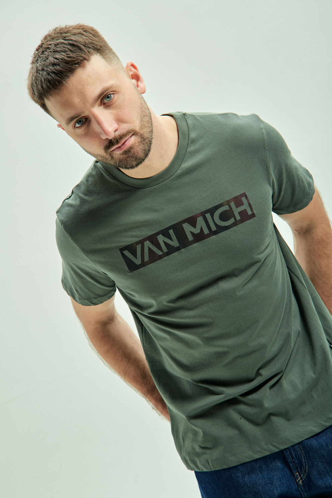 VM-ERK-22-062 Футболка Van Mich Зеленый