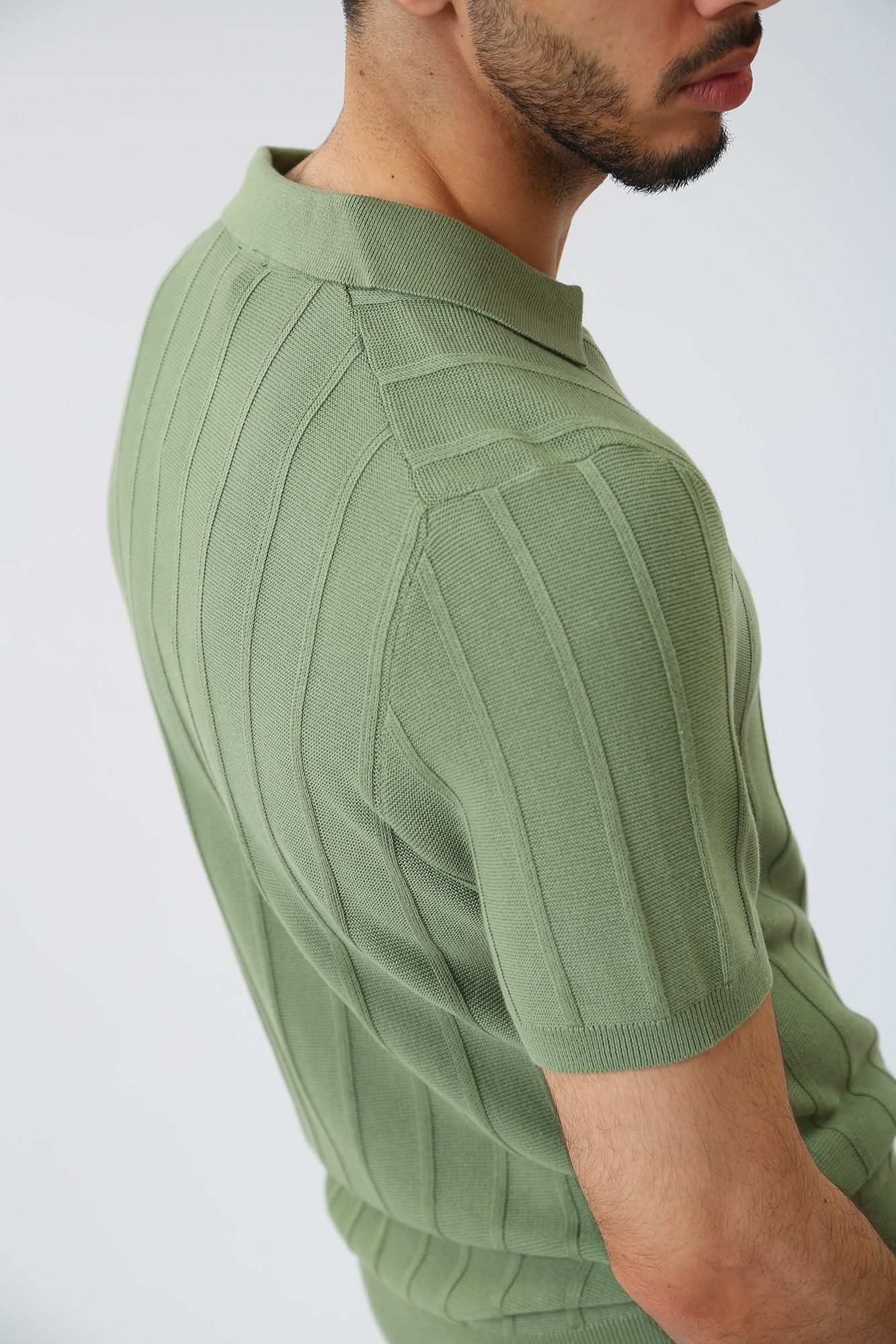 30035964_10015489 Поло Strellson Зеленый