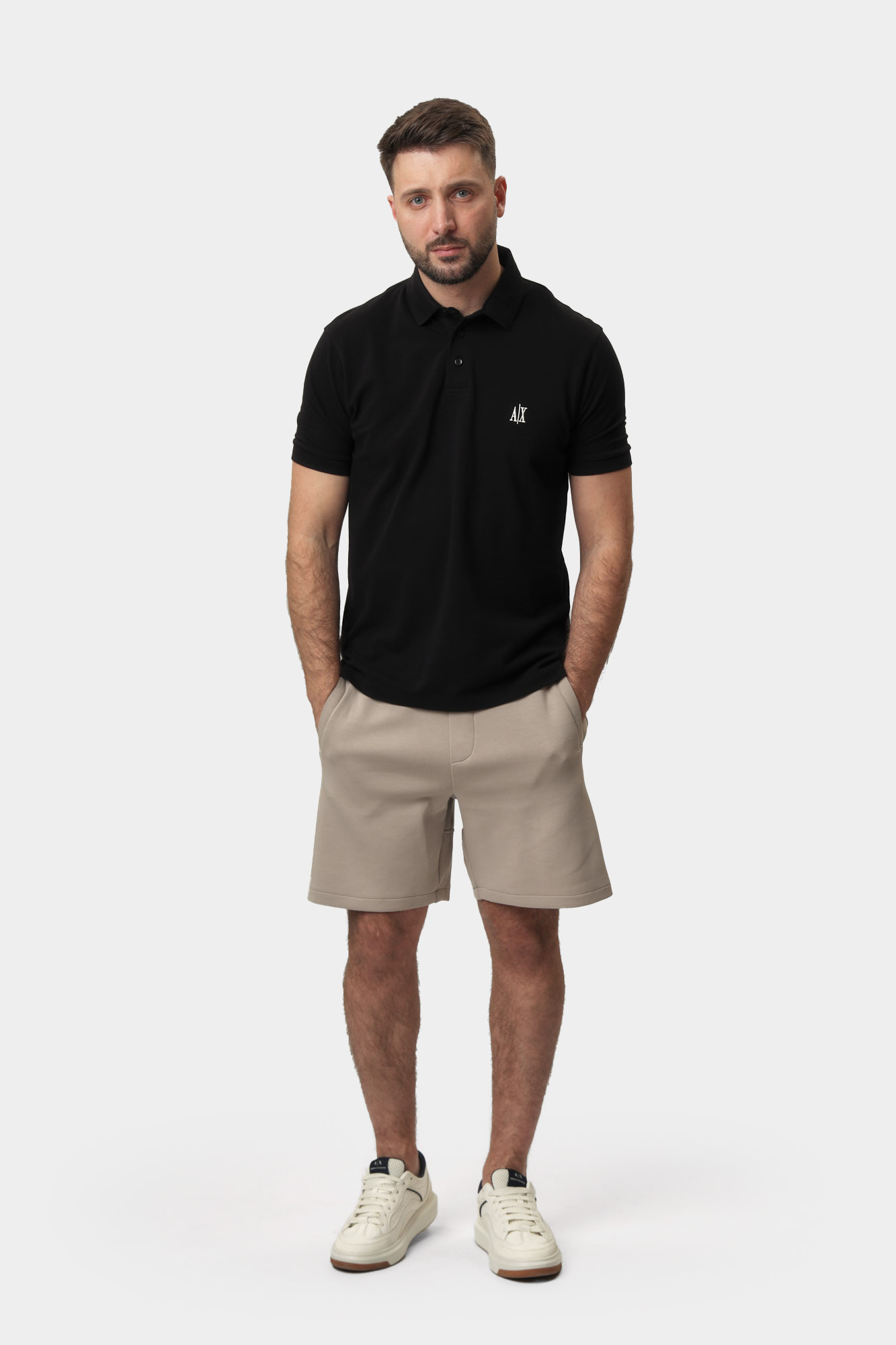 XM000367_AF13022 Поло Armani Exchange Черный