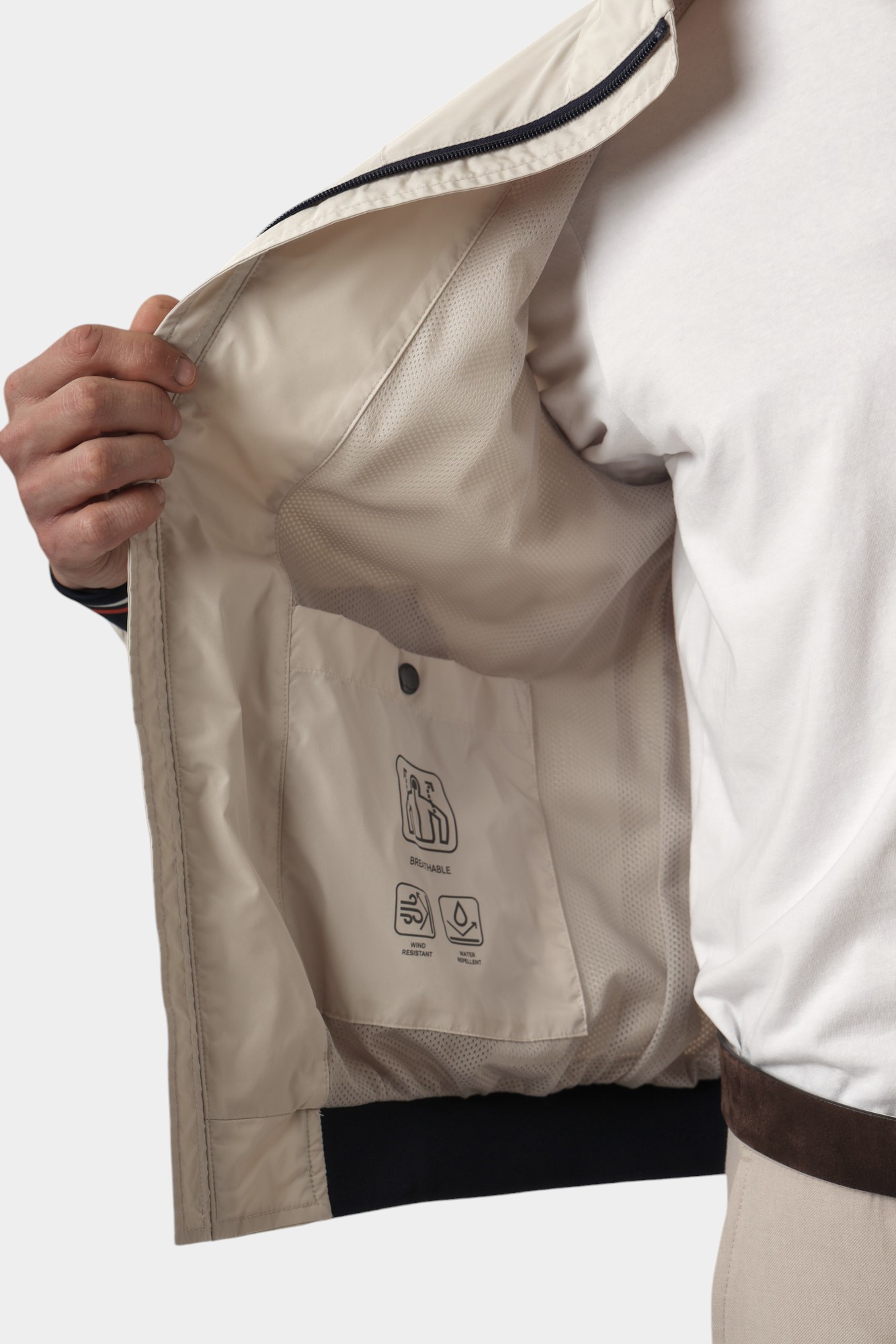 M5520JT3221F Бомбер Geox Голубой