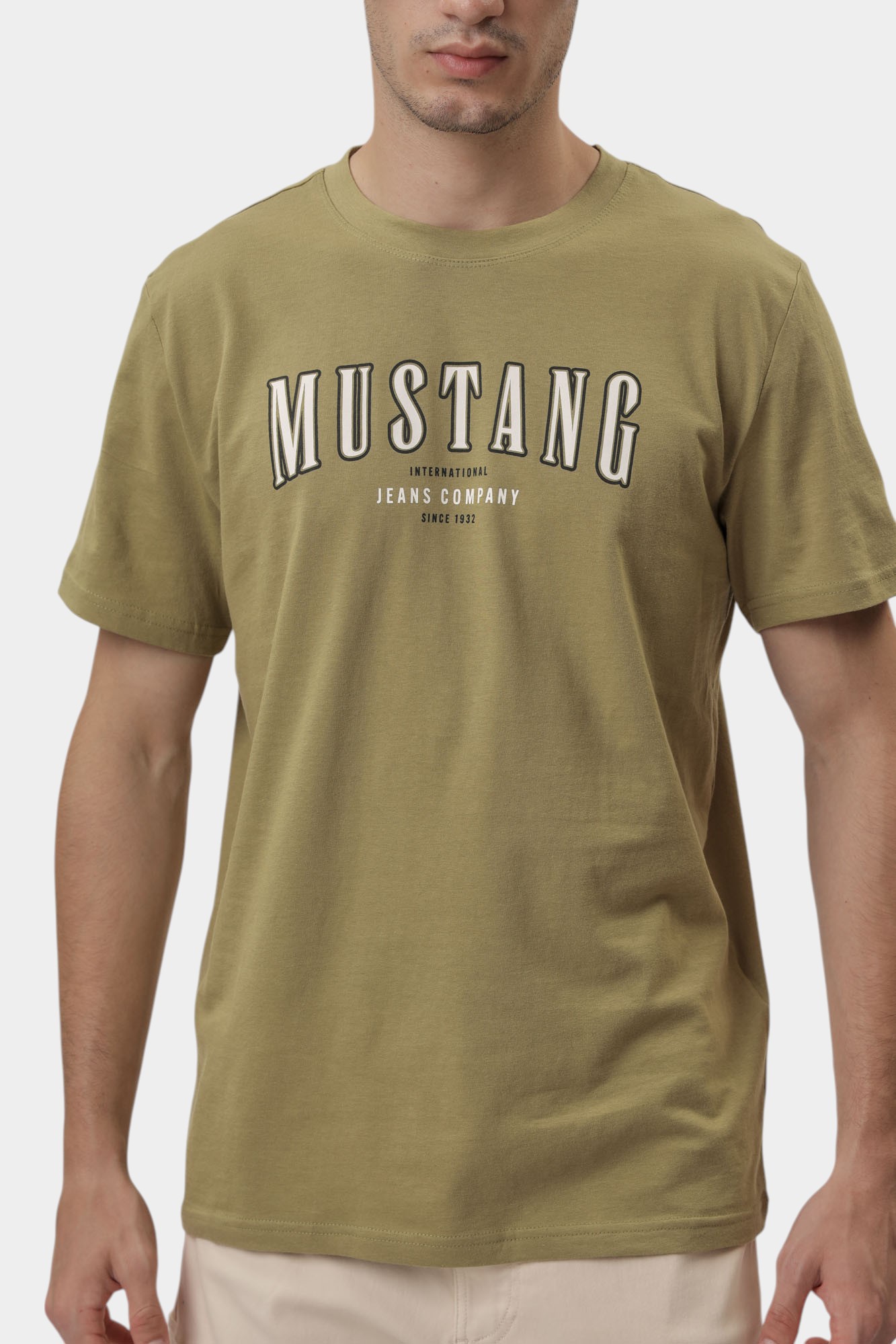 1016266 Футболка Mustang Зеленый