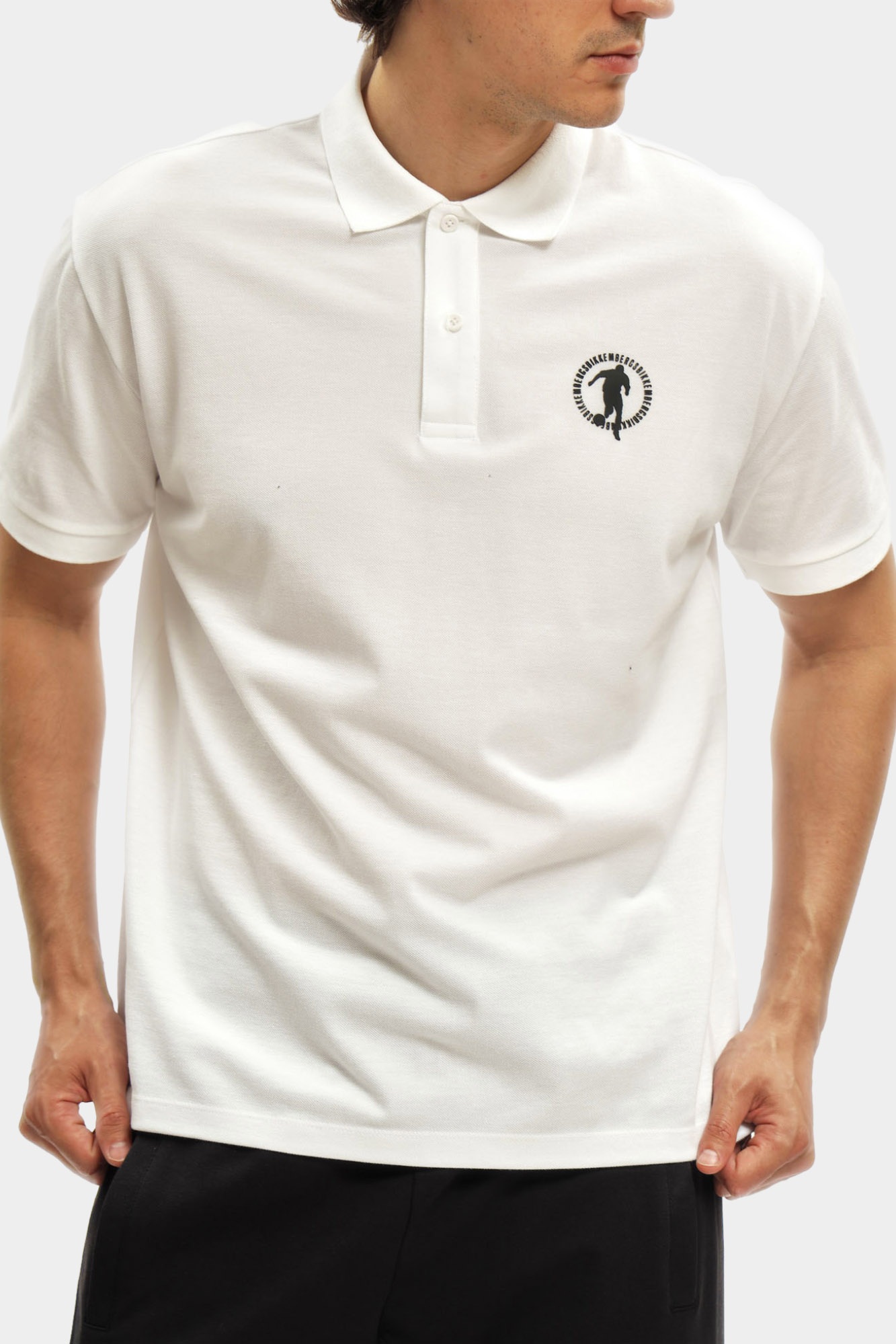 BMT0817 Поло Bikkembergs Белый