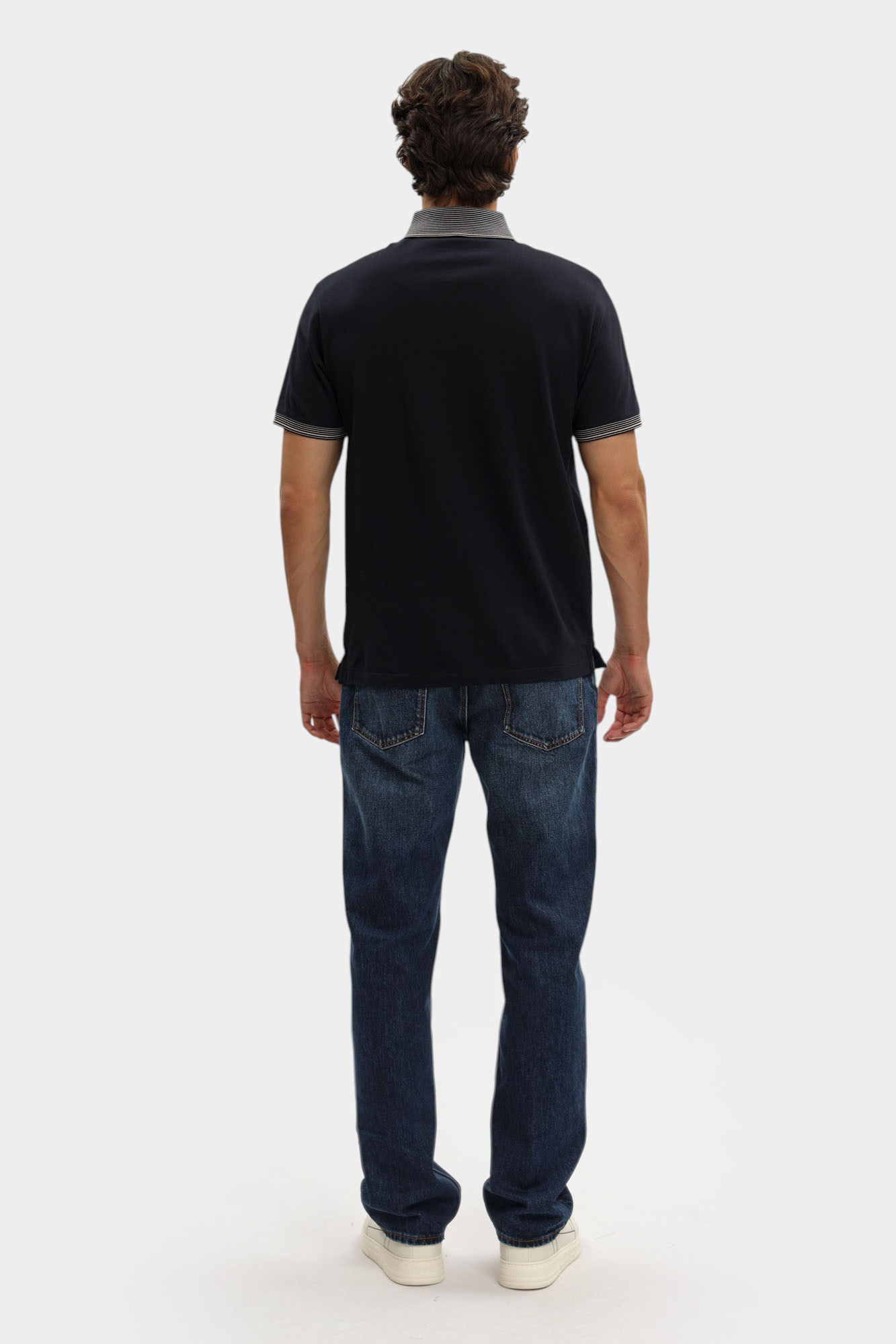 EM002992_ AF12955 Футболка Поло Emporio Armani Голубой