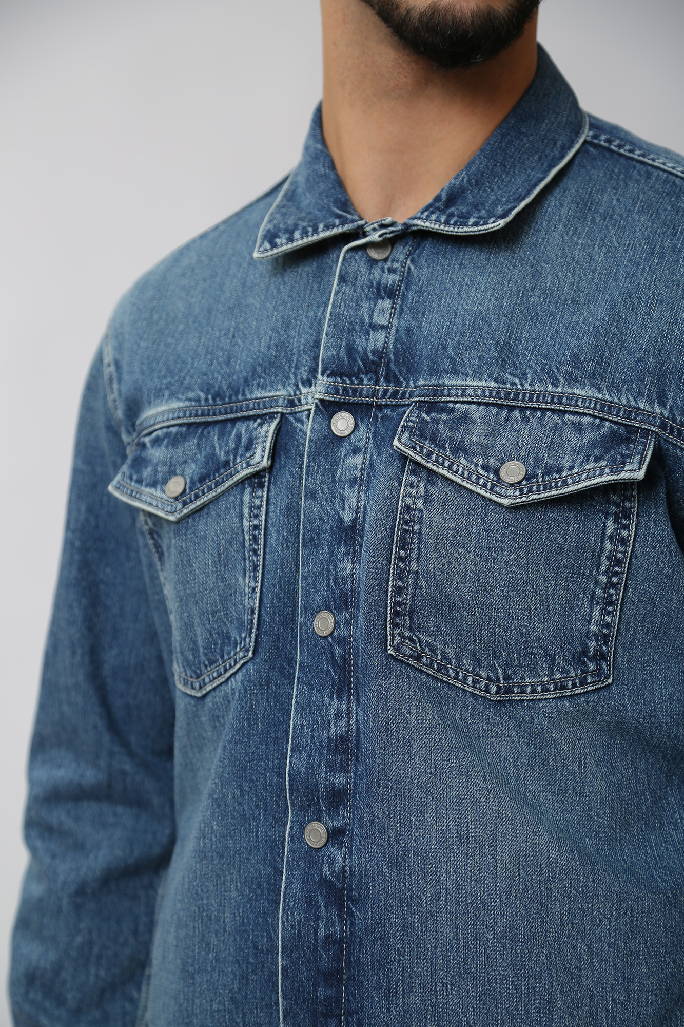 PM308286 Рубашка с длинным рукавом Pepe Jeans Синий