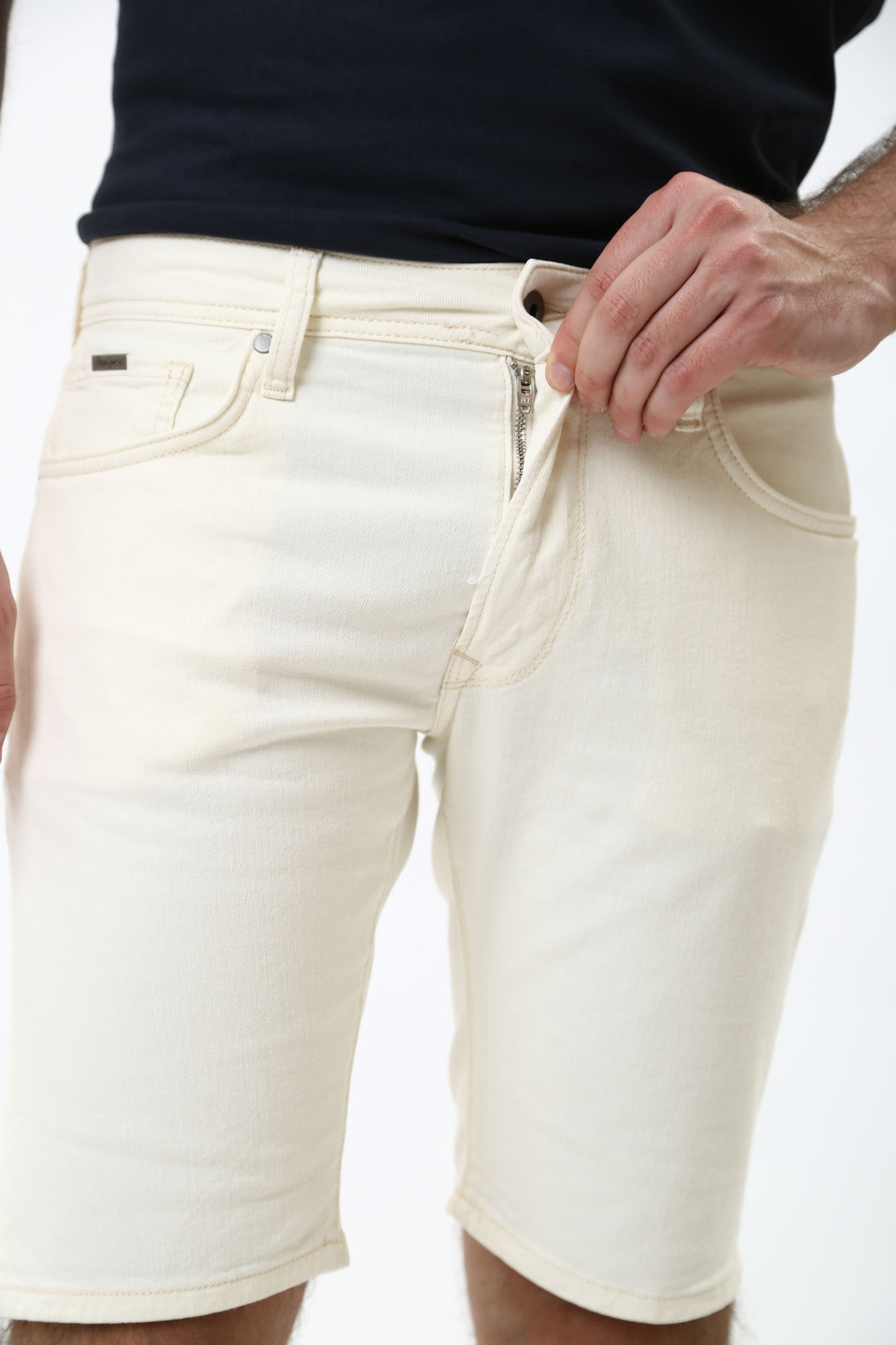 PM801084WI5 Шорты джинсовые Pepe Jeans Молочный