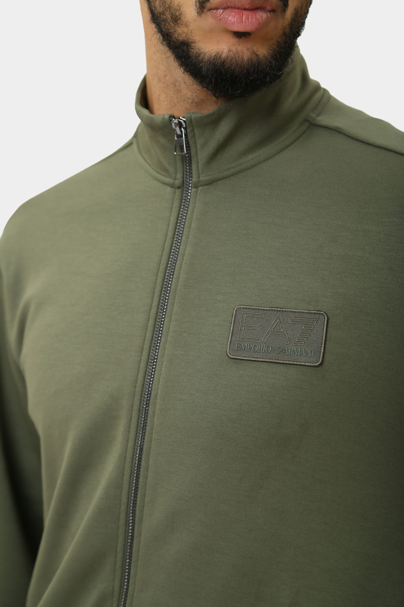 6DPM83_PJZKZ_1846 Толстовка EA7 Зеленый