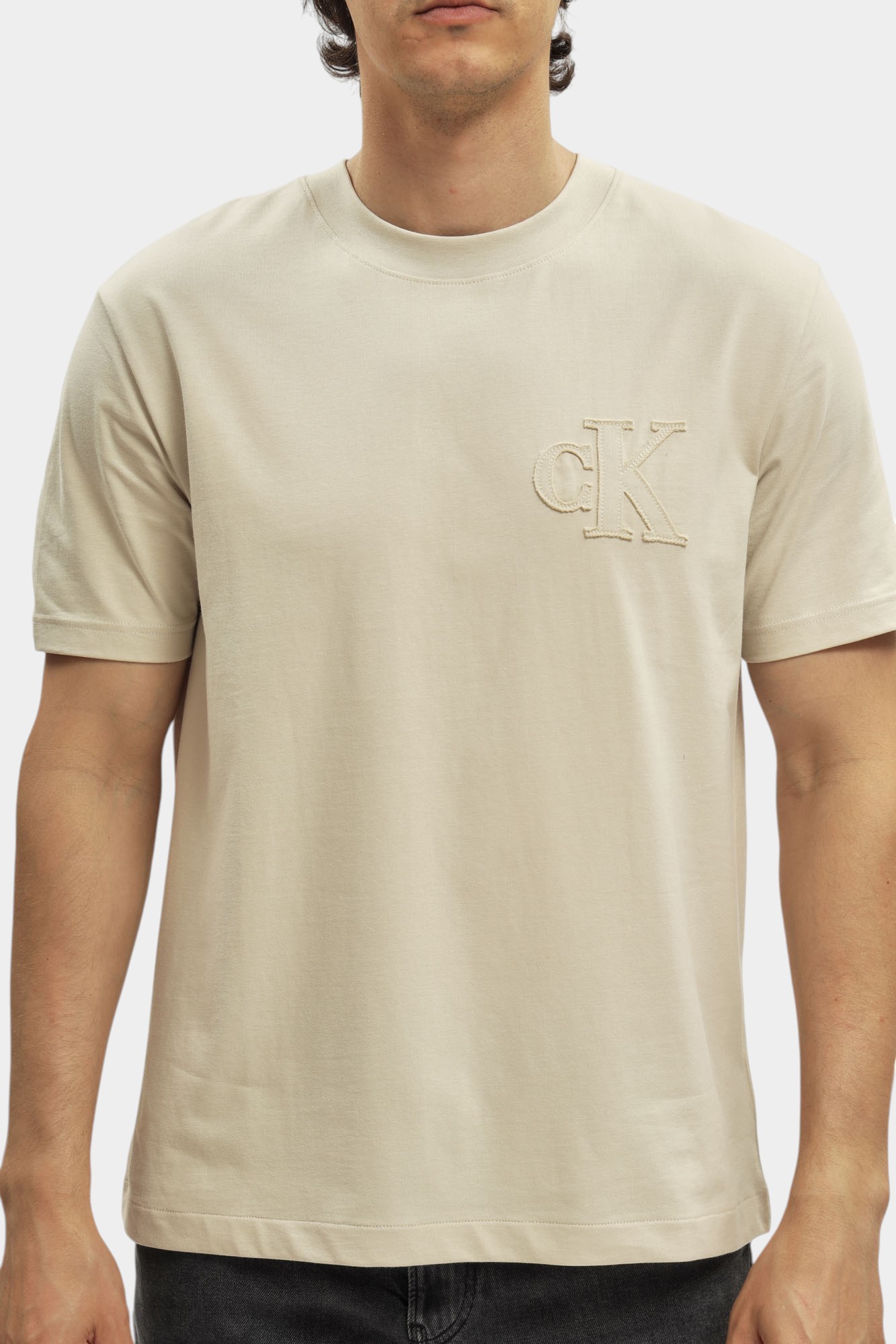 J30J327494 Футболка Calvin Klein Jeans Бежевый