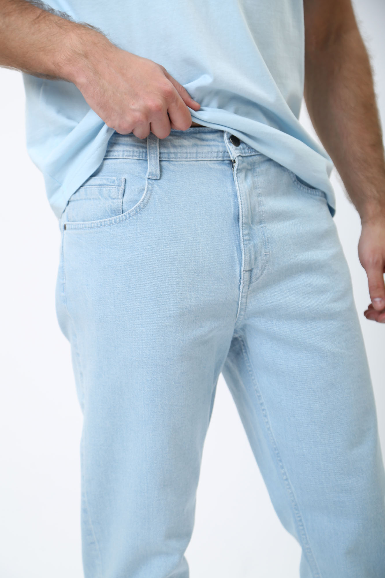 1014869-5000 Джинсы Denver Cropped  Mustang Голубой