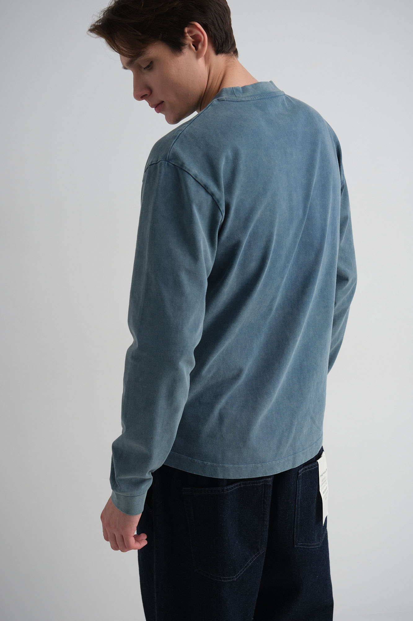 M-242-TU-22-6001 Лонгслив The Hills Бирюзовый