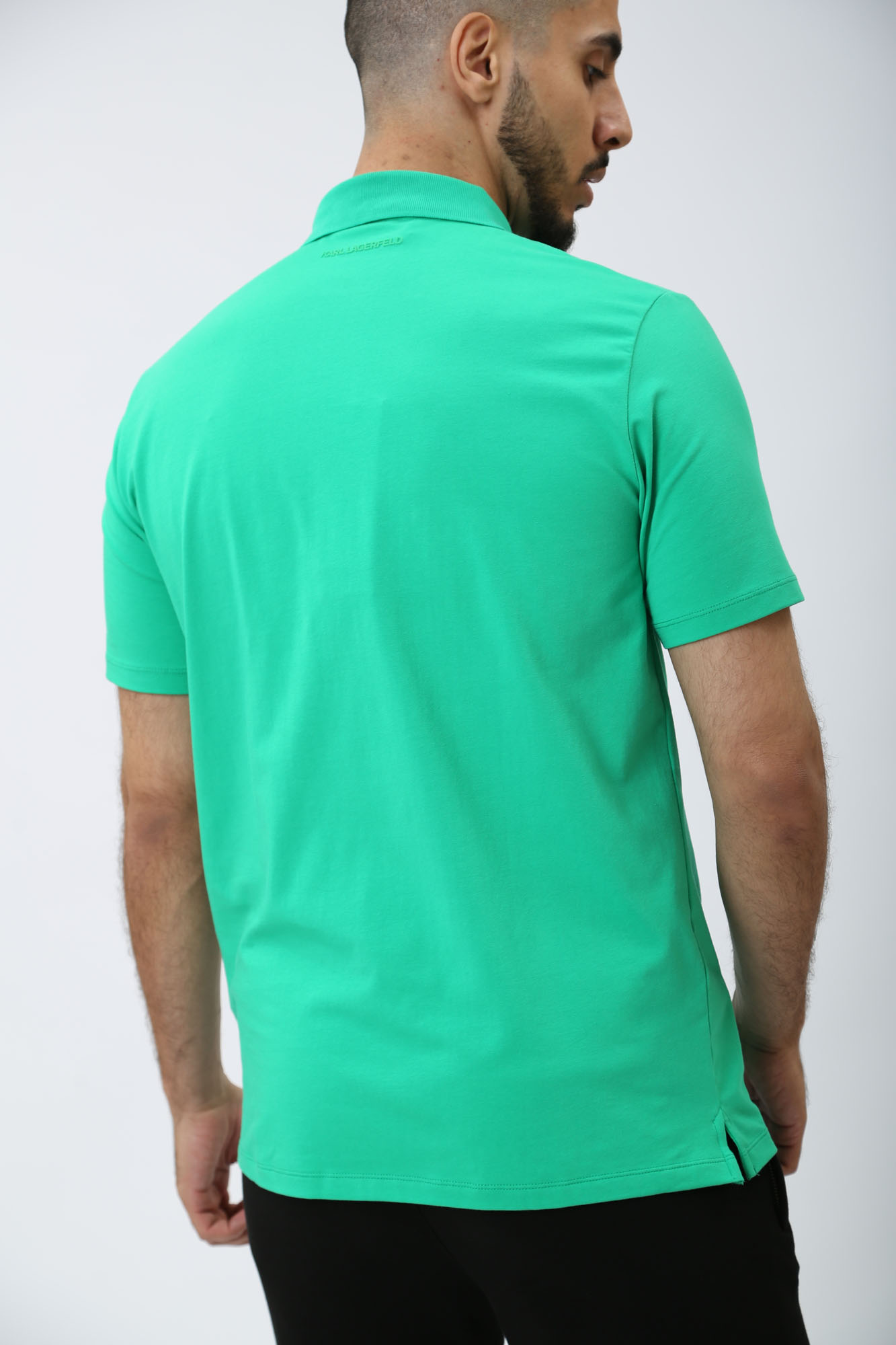 542221_745017 Поло Karl Lagerfeld Зеленый