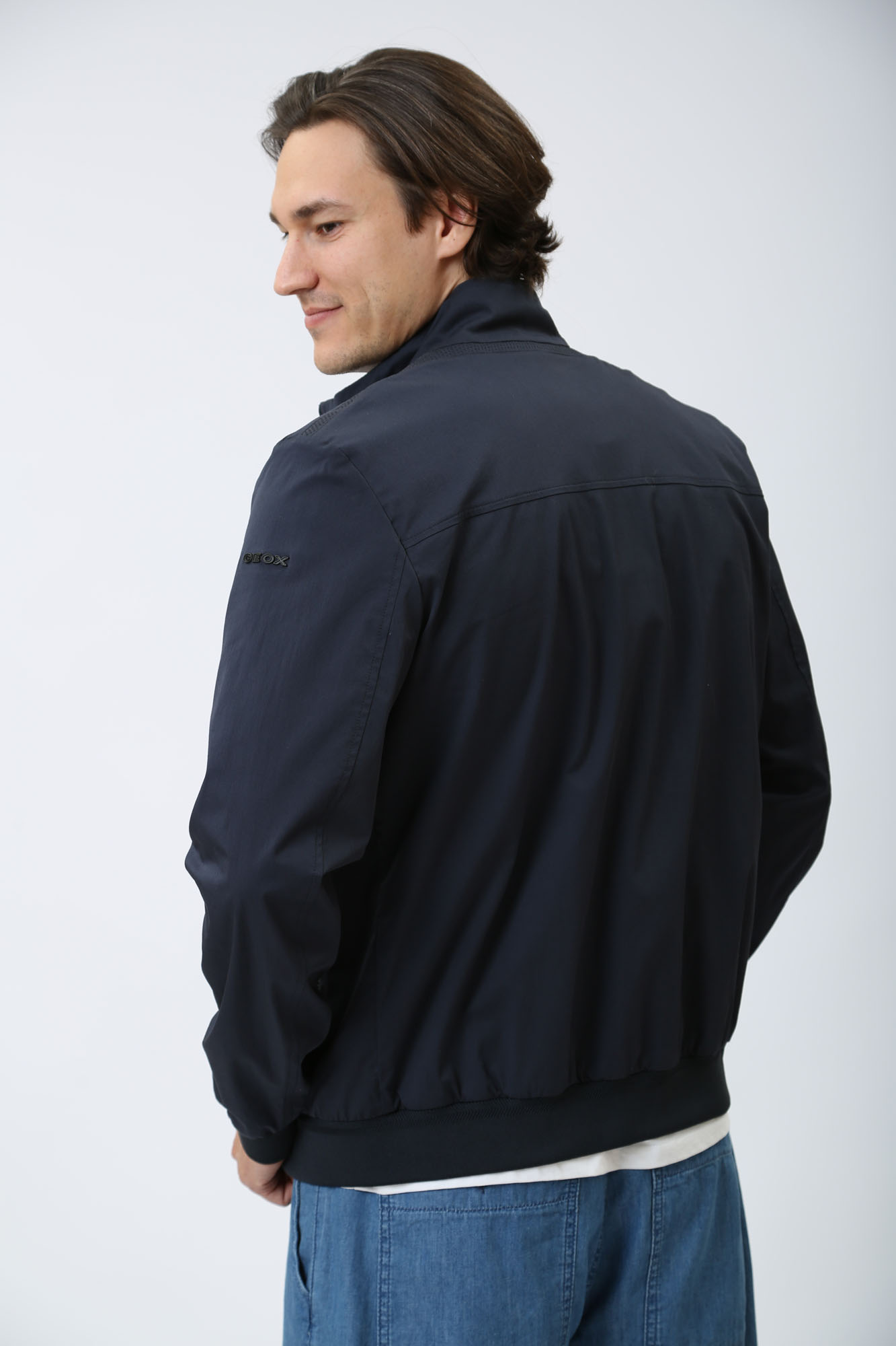 Куртка-бомбер Geox Синий