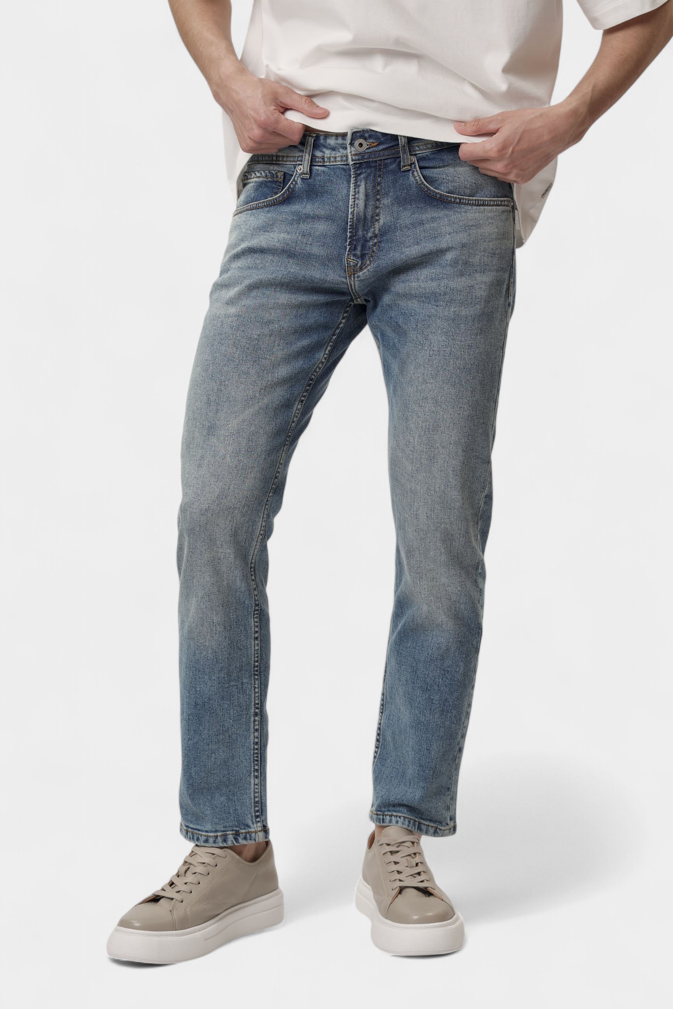 PM207393NC5 Брюки джинсовые Pepe Jeans Синий