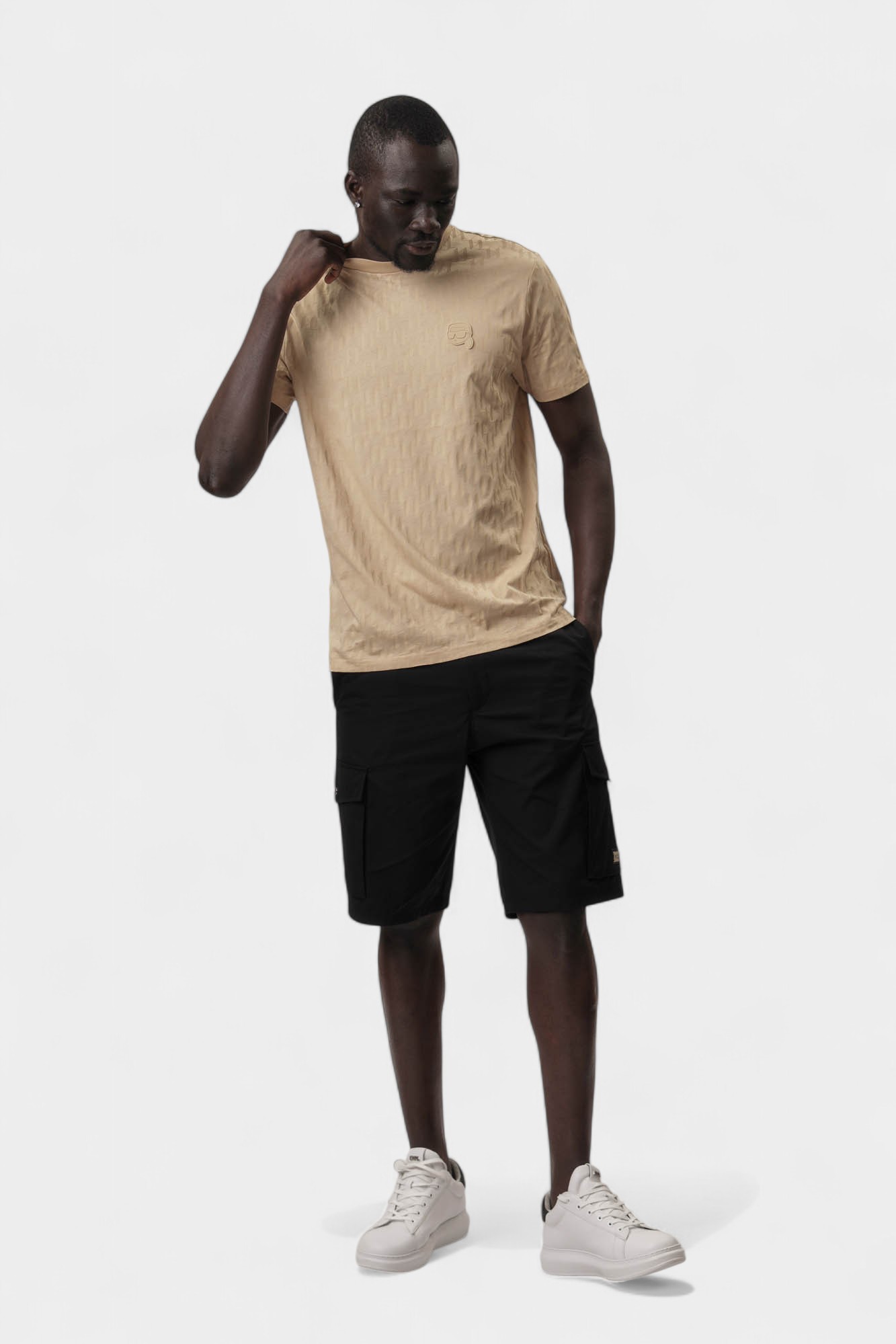 552251_755074 Футболка Karl Lagerfeld Бежевый