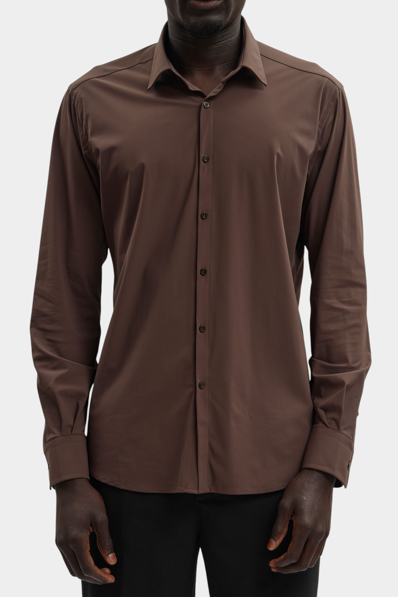 561615_605003 Рубашка Karl Lagerfeld Коричневый