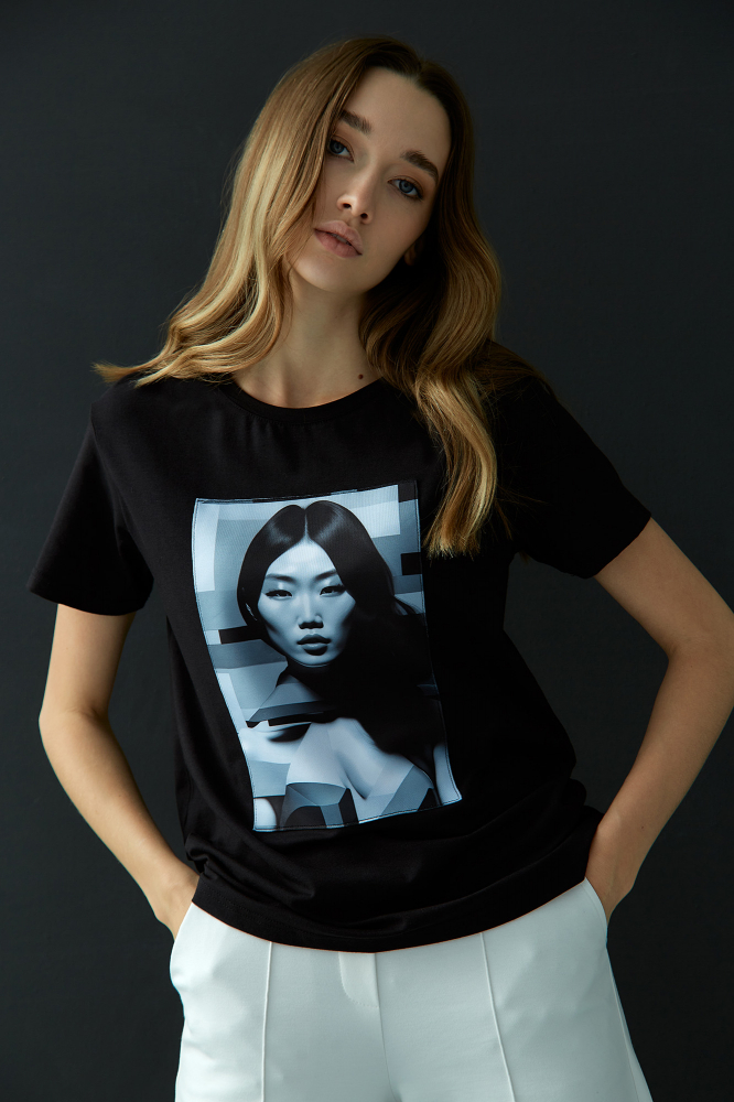 Джинсы WIDE LEG JEANS UHW  Pepe Jeans Хлопок Черный