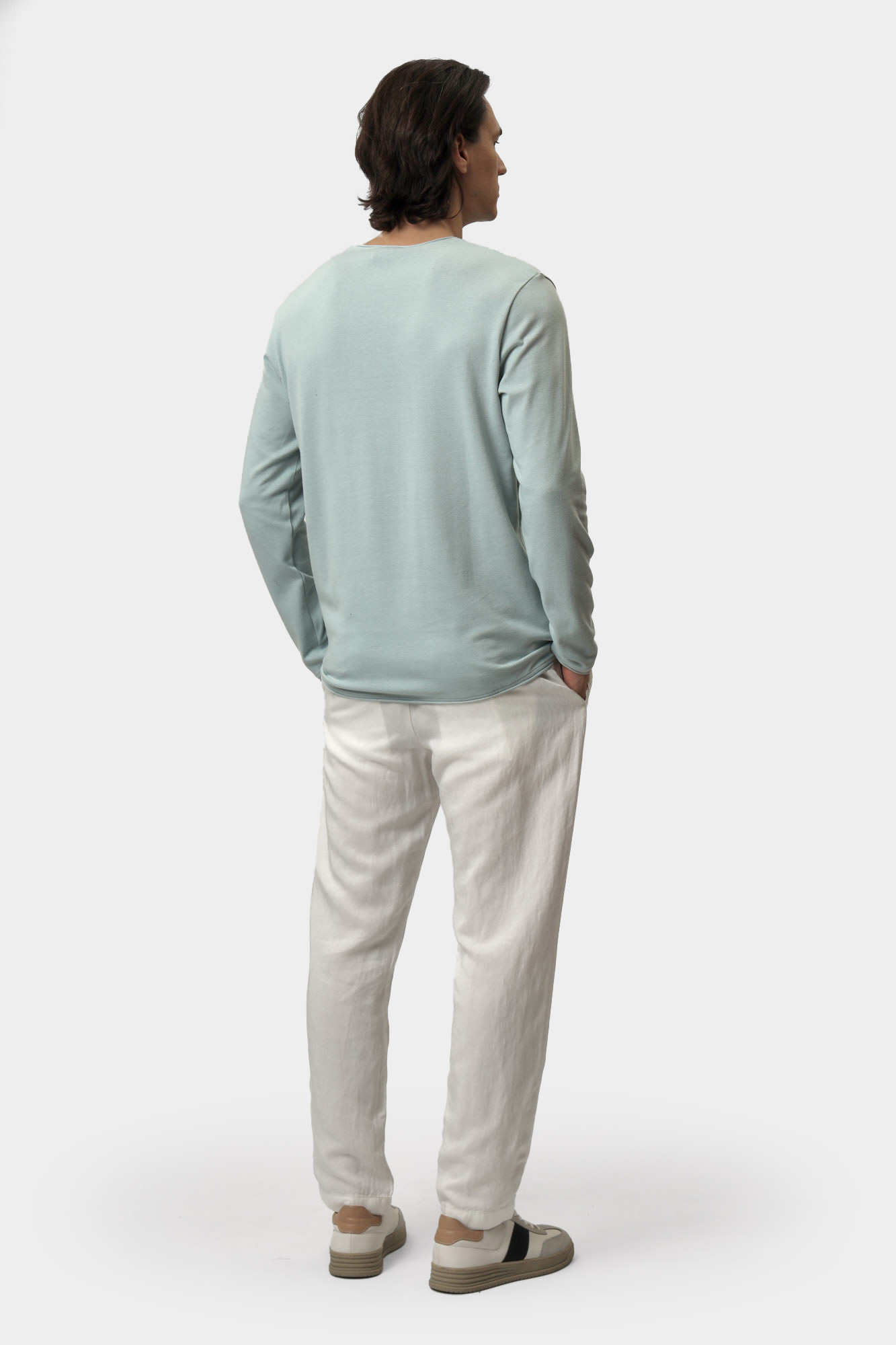 30045639_10019457 Лонгслив Strellson Голубой