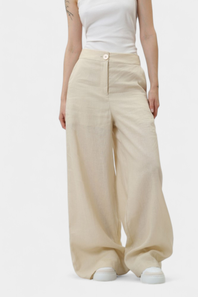 Ремень Trussardi Искусственная замша Бежевый