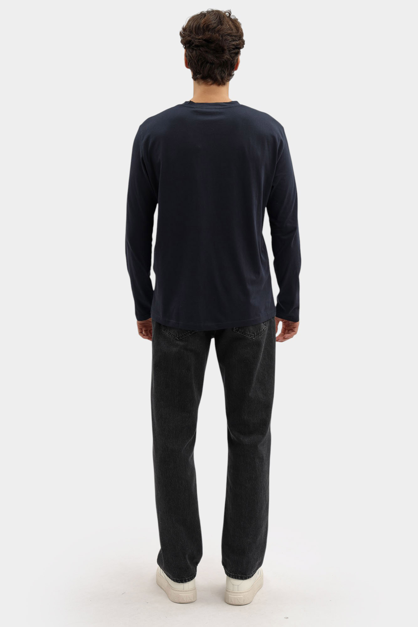 1016873 Лонгслив Mustang Синий