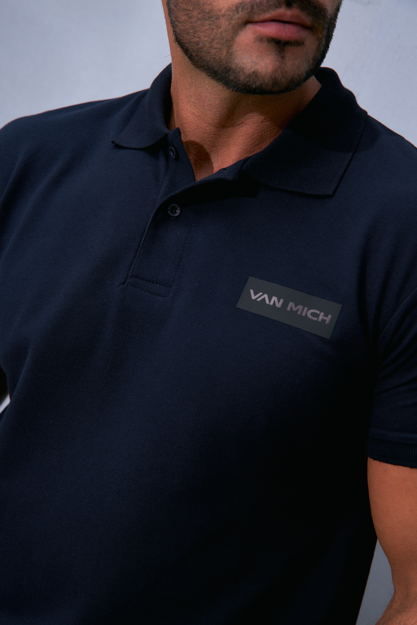 VM-232-54-013 Поло Van Mich Синий